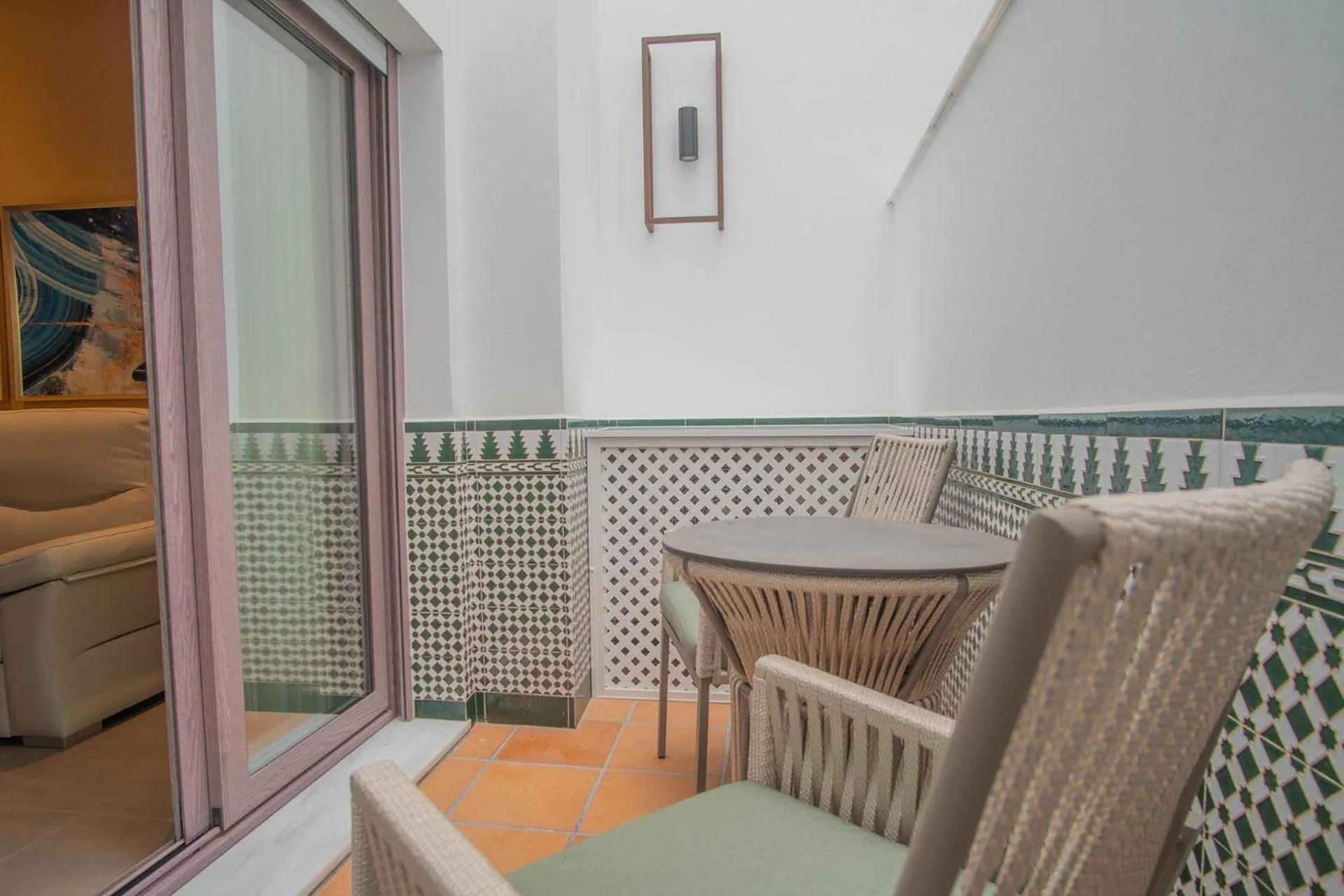 Patio in Apartamentos Turísticos La Baílla