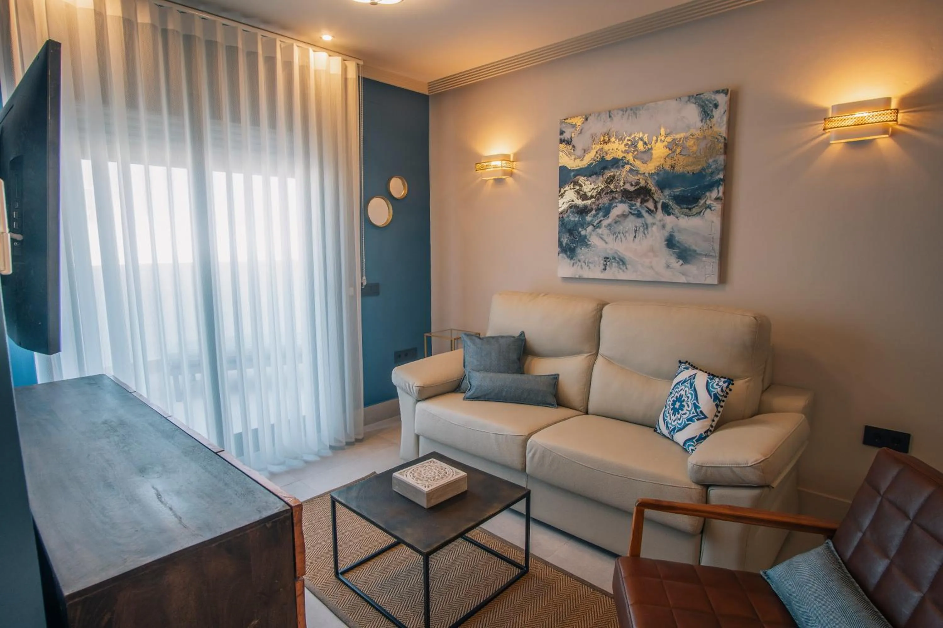 Living room in Apartamentos Turísticos La Baílla