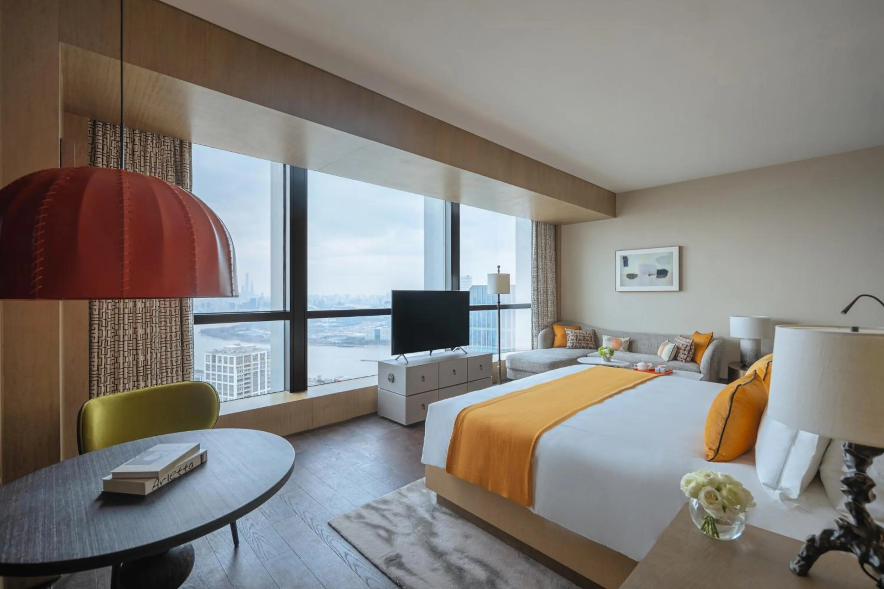 Photo of the whole room, Bed in MGM Shanghai West Bund