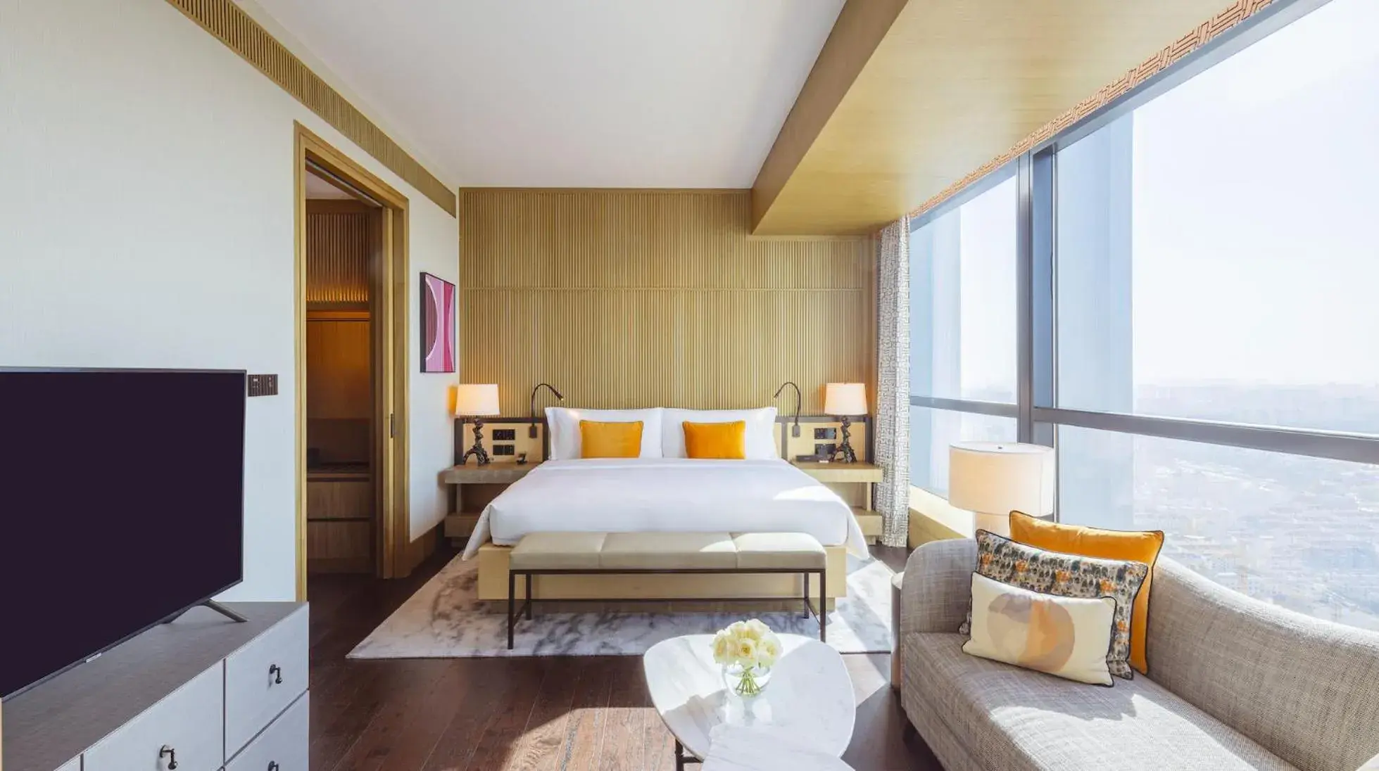 Bedroom, Bed in MGM Shanghai West Bund Bedroom, Bed in MGM Shanghai West Bund