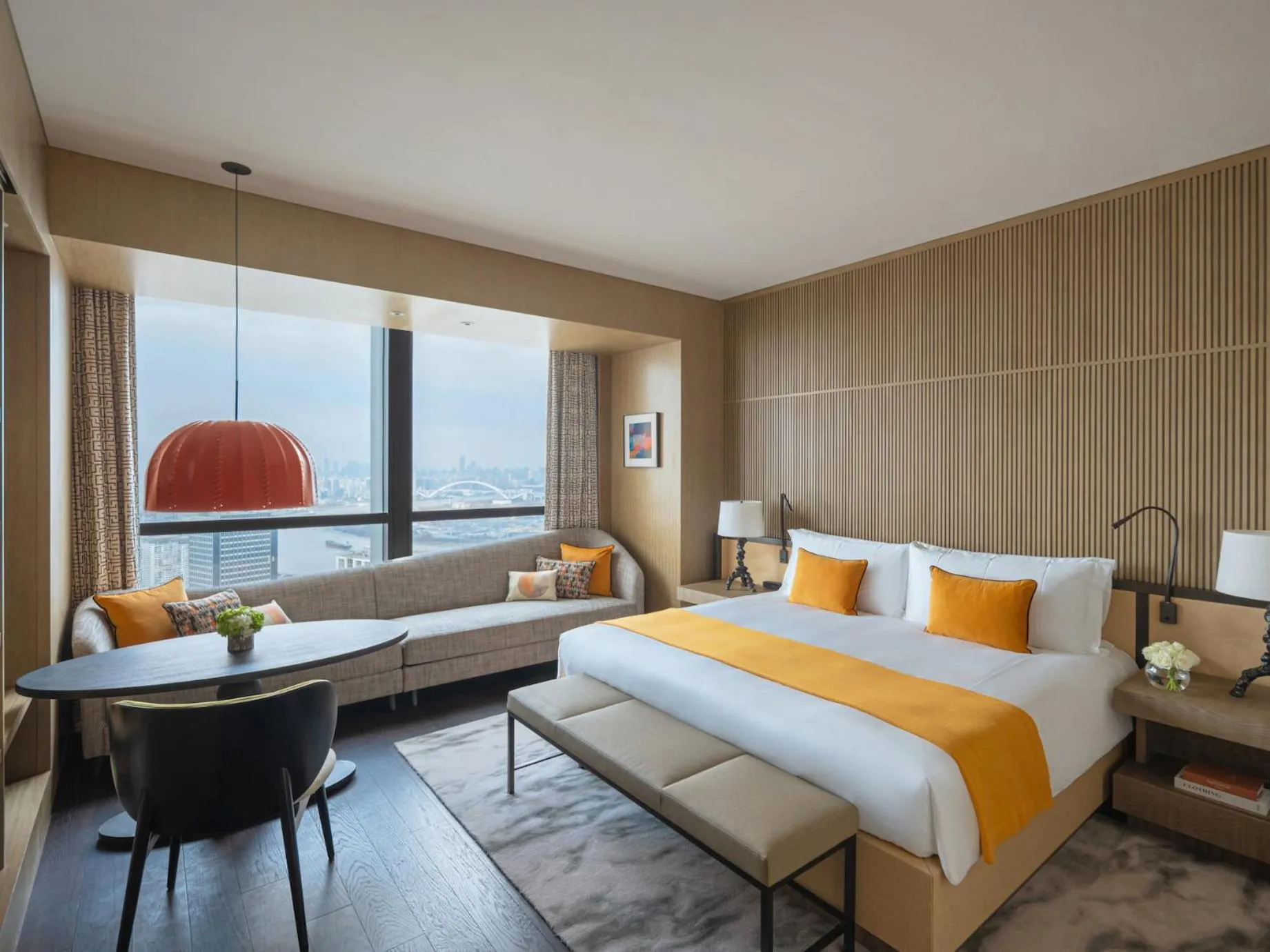 Photo of the whole room, Bed in MGM Shanghai West Bund