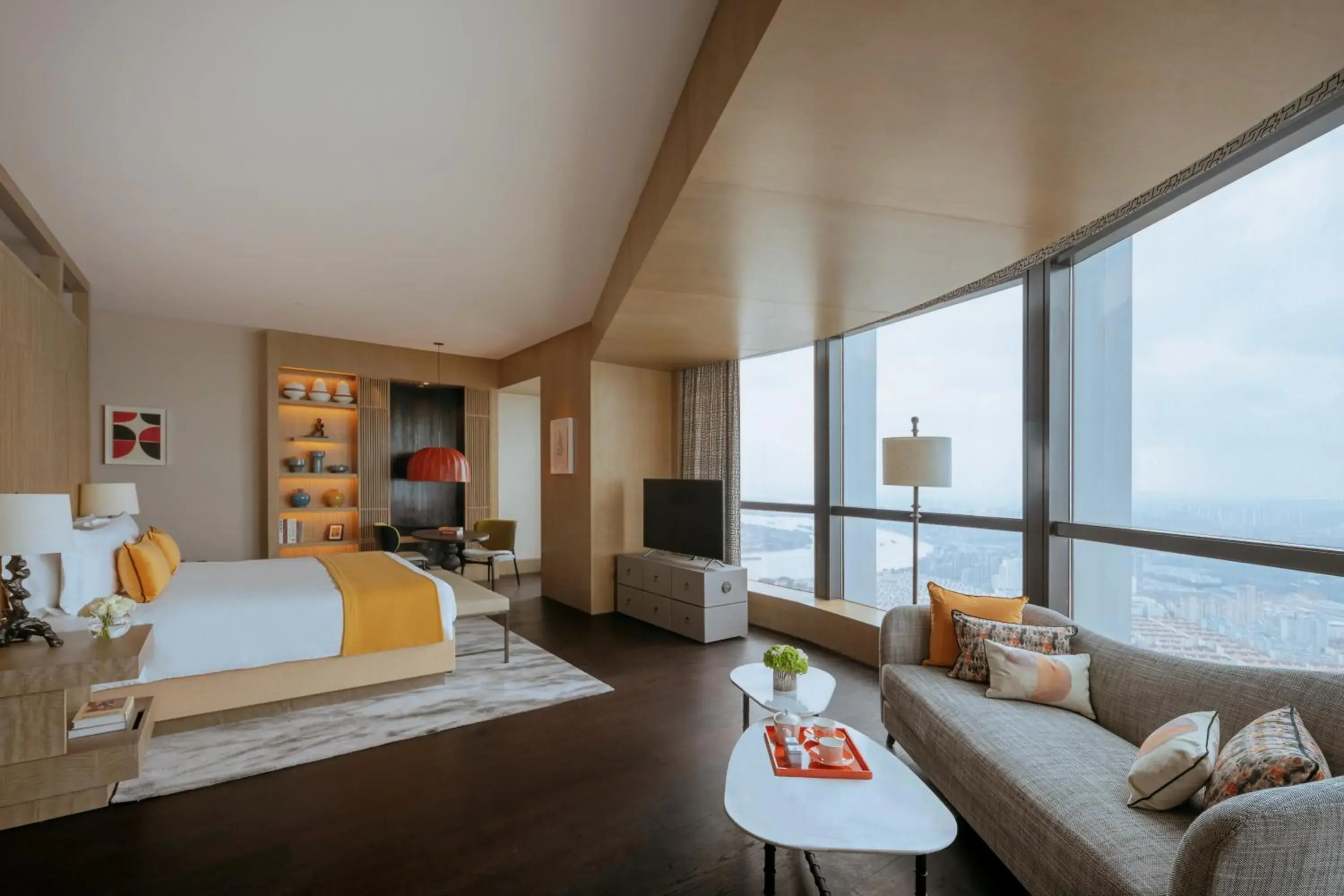 Photo of the whole room, Bed in MGM Shanghai West Bund Photo of the whole room, Bed in MGM Shanghai West Bund