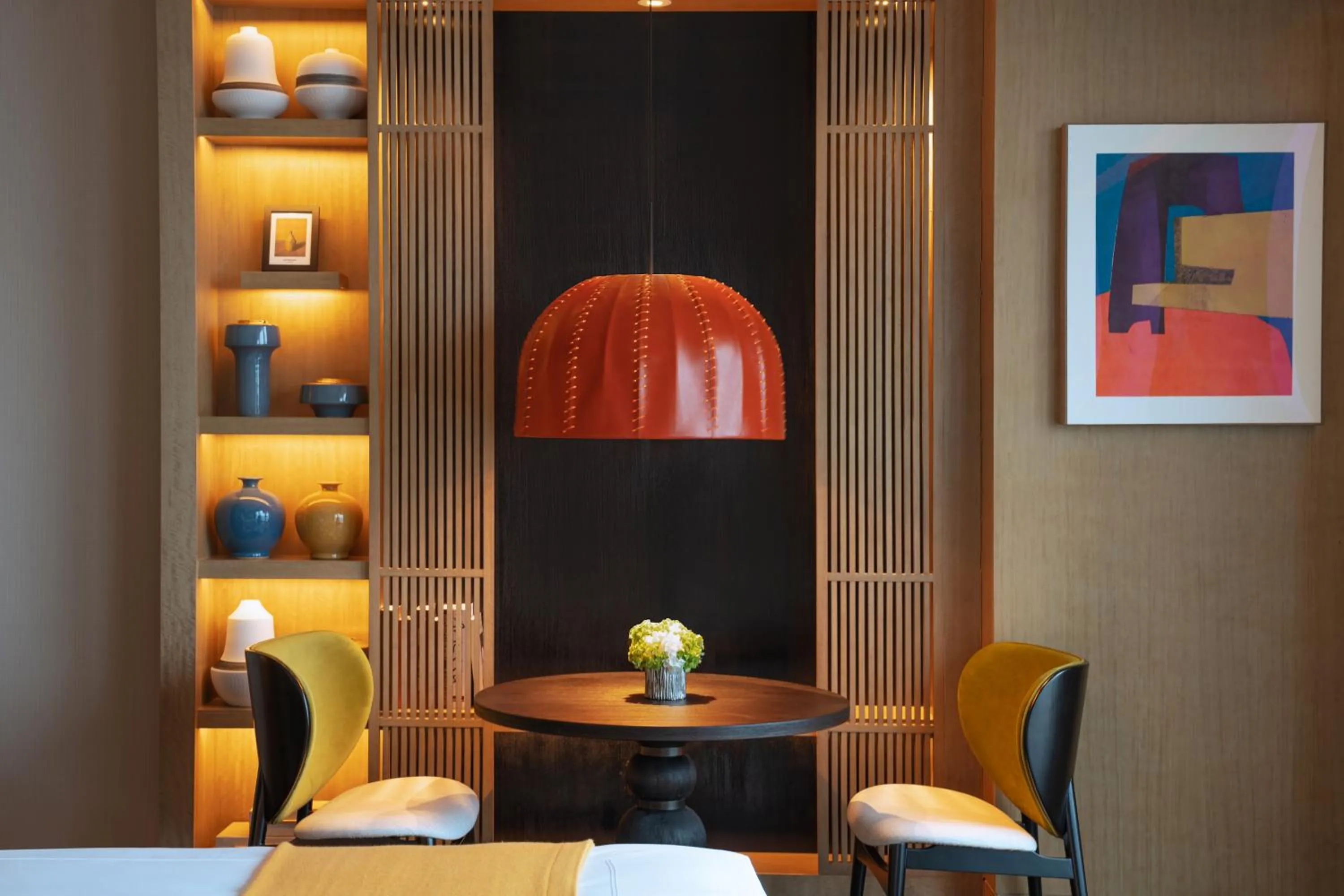 Seating area in MGM Shanghai West Bund