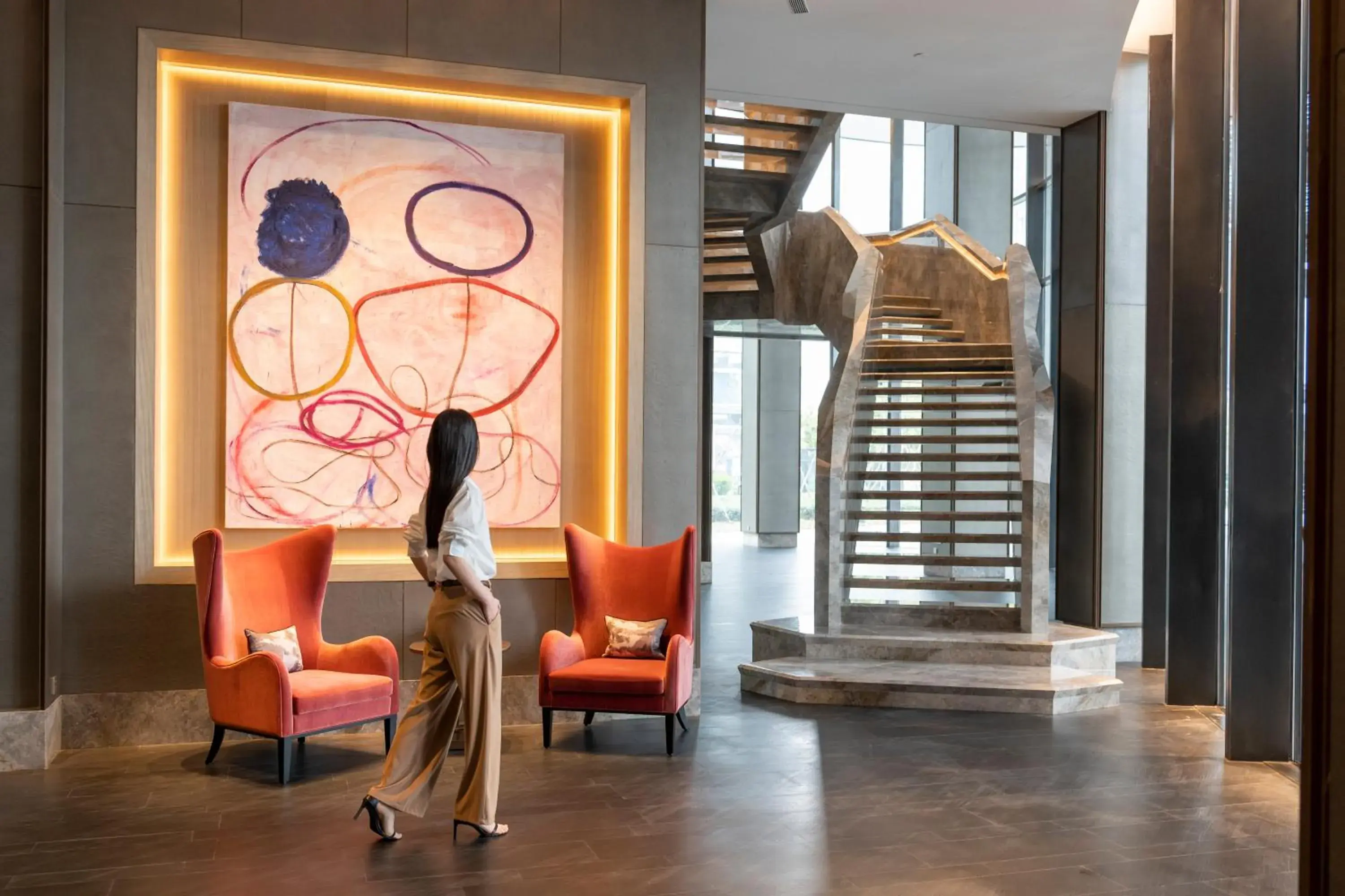 Lobby or reception in MGM Shanghai West Bund Lobby or reception in MGM Shanghai West Bund