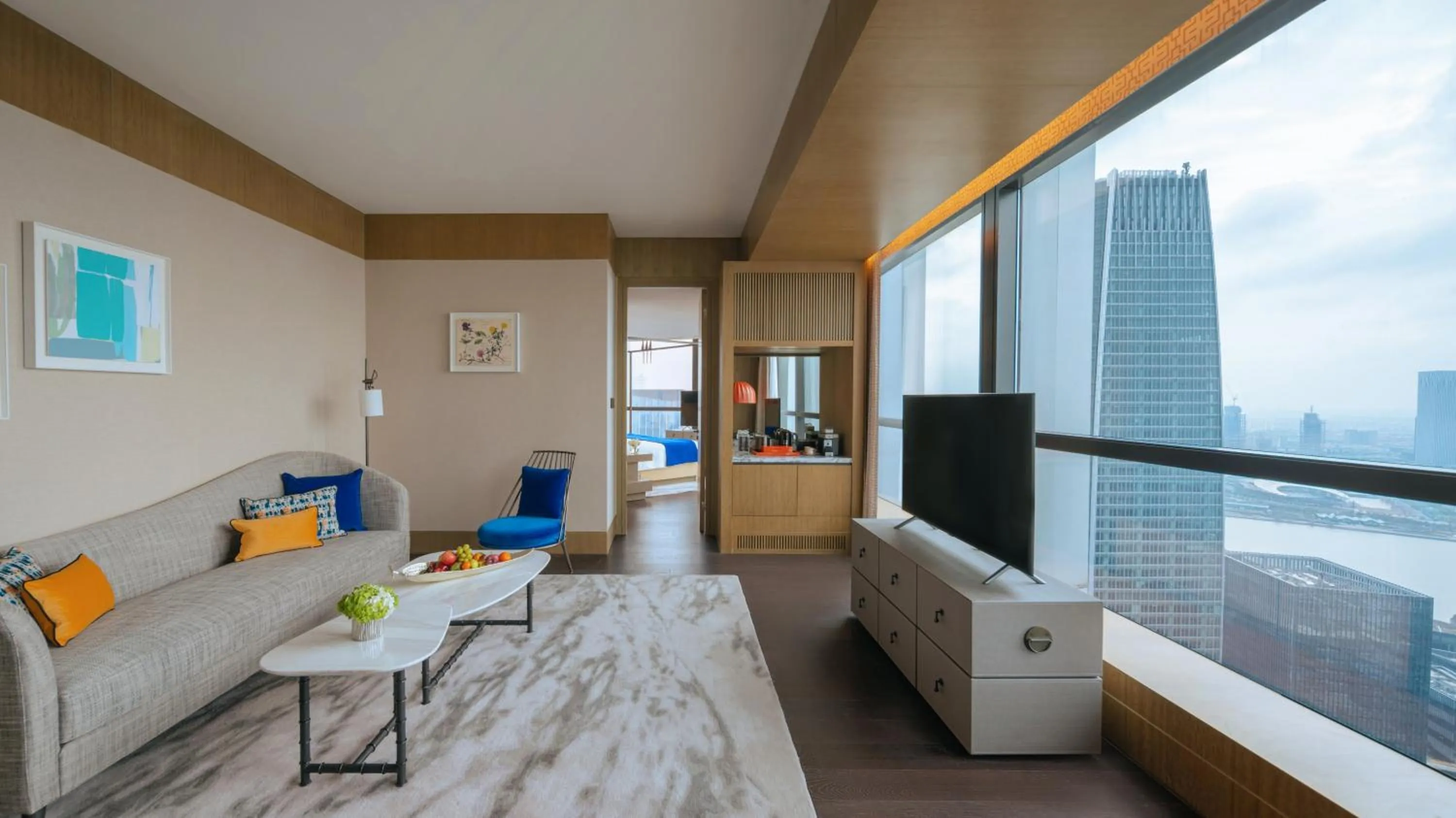 Living room in MGM Shanghai West Bund