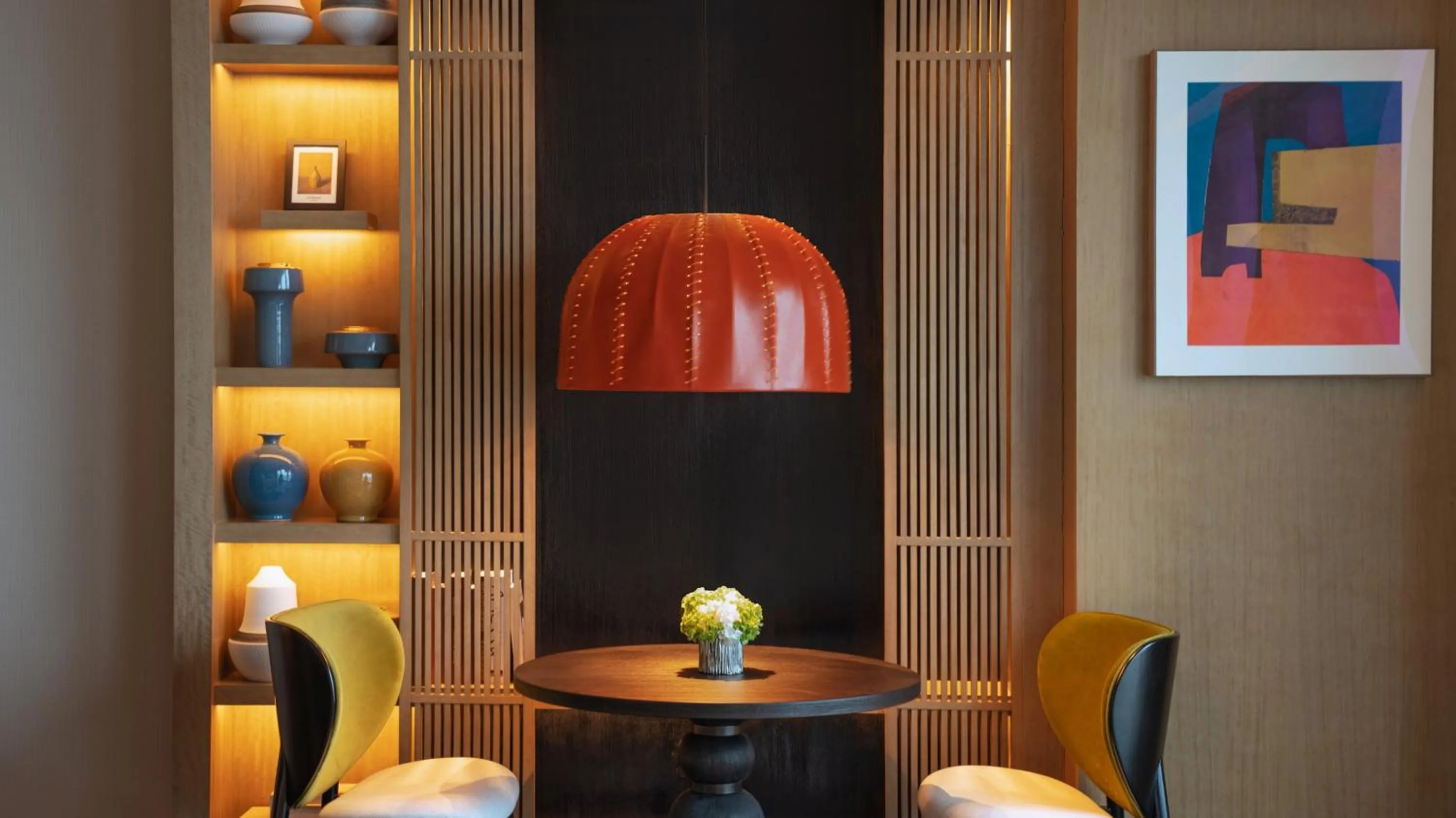 Seating area in MGM Shanghai West Bund