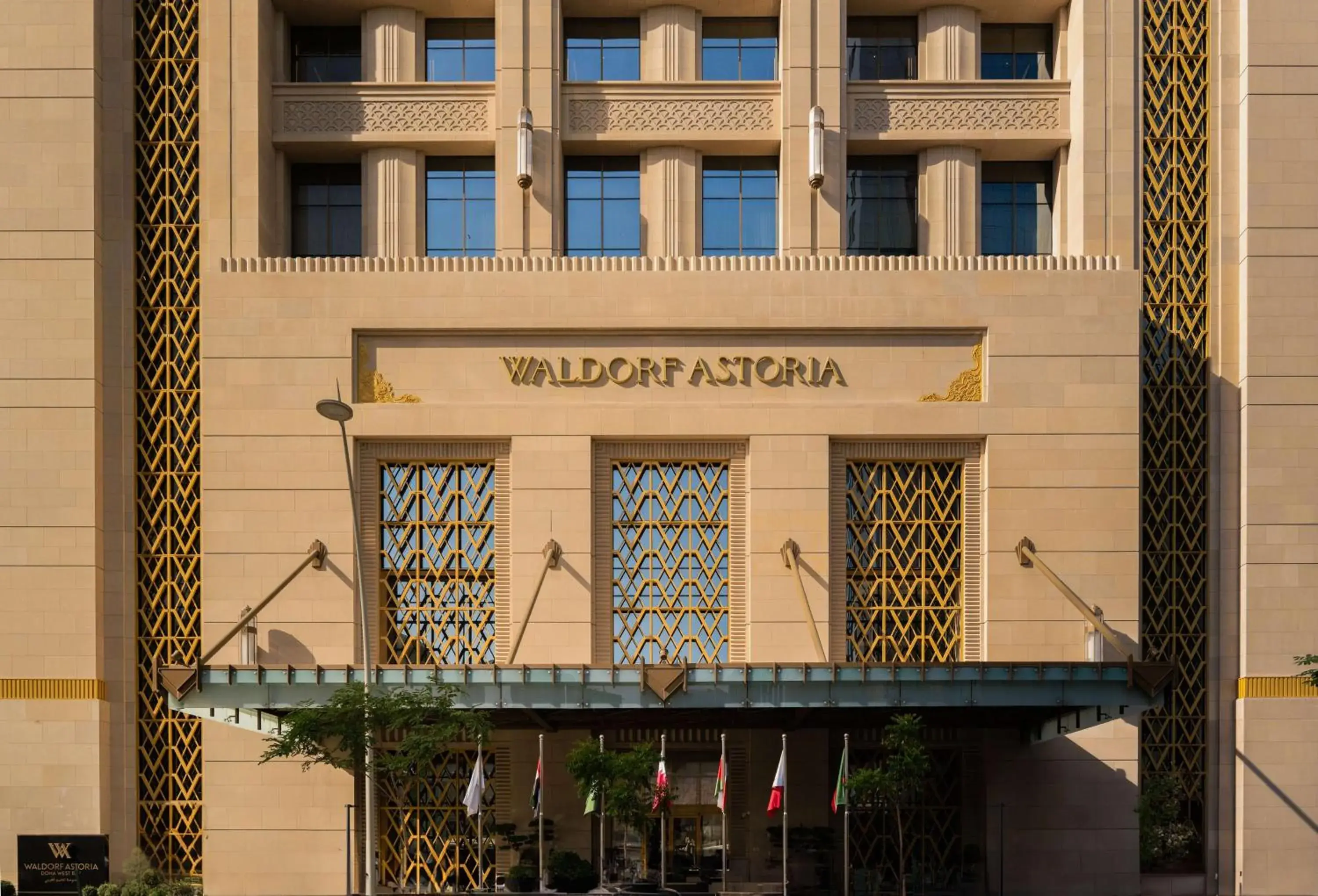 Property building in Waldorf Astoria Doha West Bay Property building in Waldorf Astoria Doha West Bay