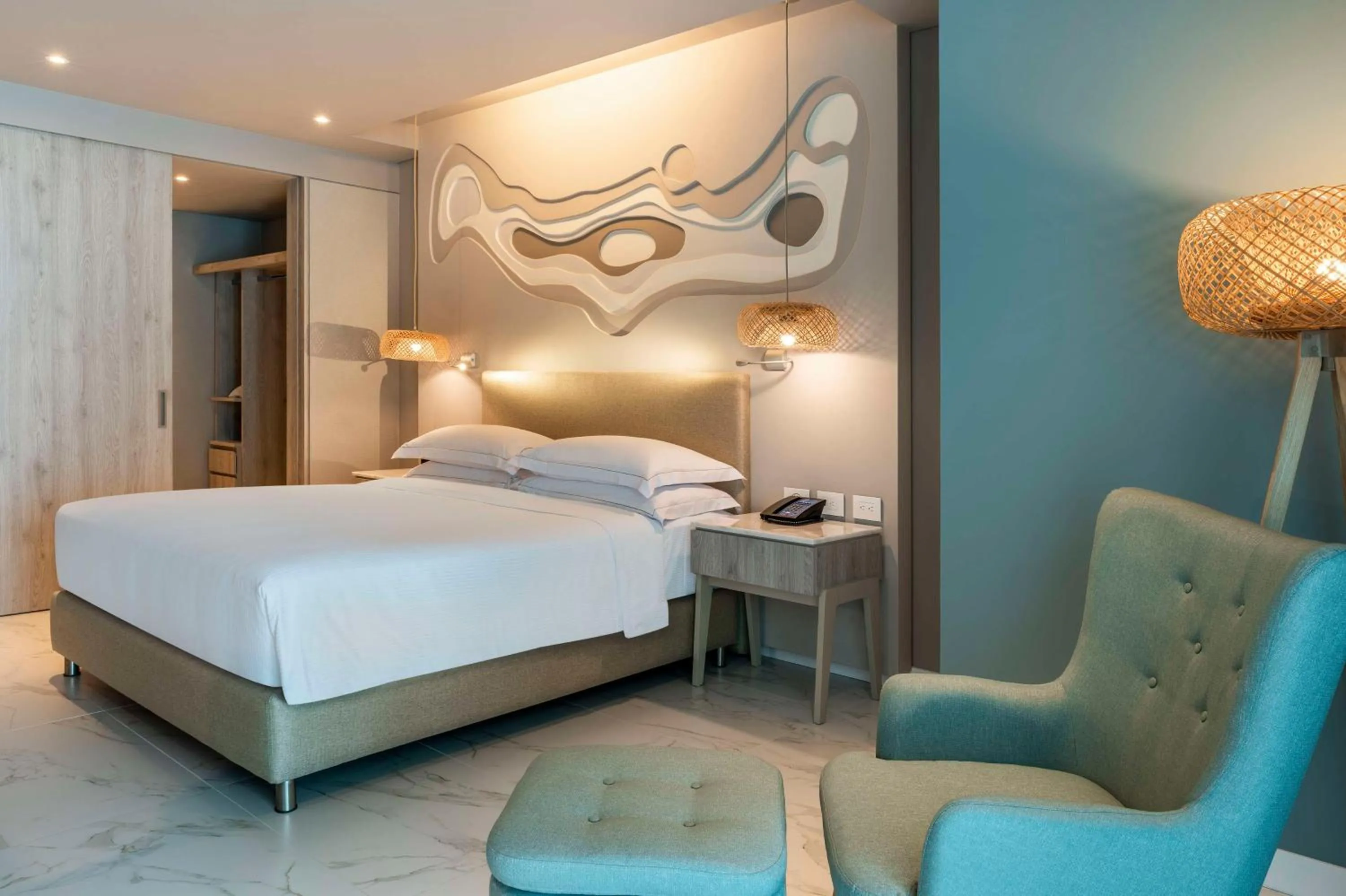 Bed in Hilton Santa Marta