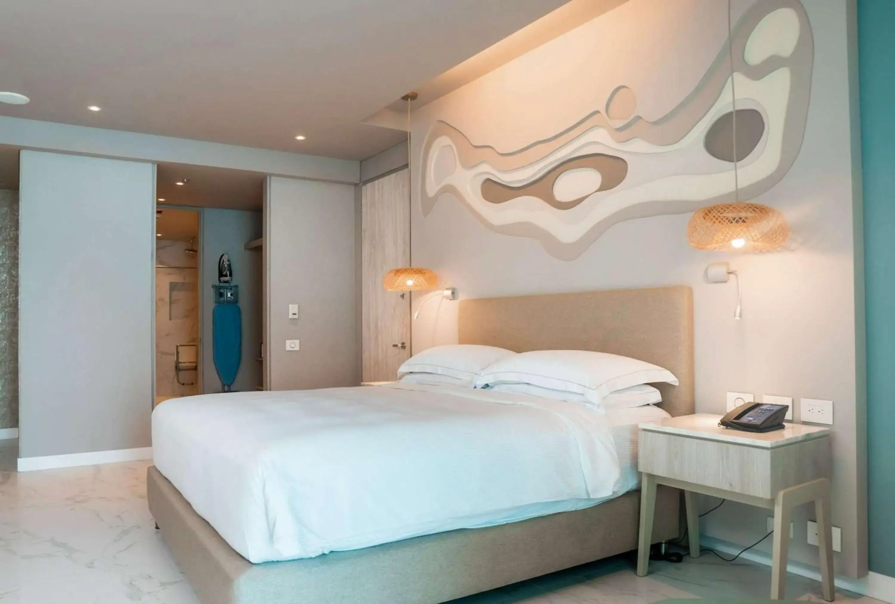 Bed in Hilton Santa Marta Bed in Hilton Santa Marta