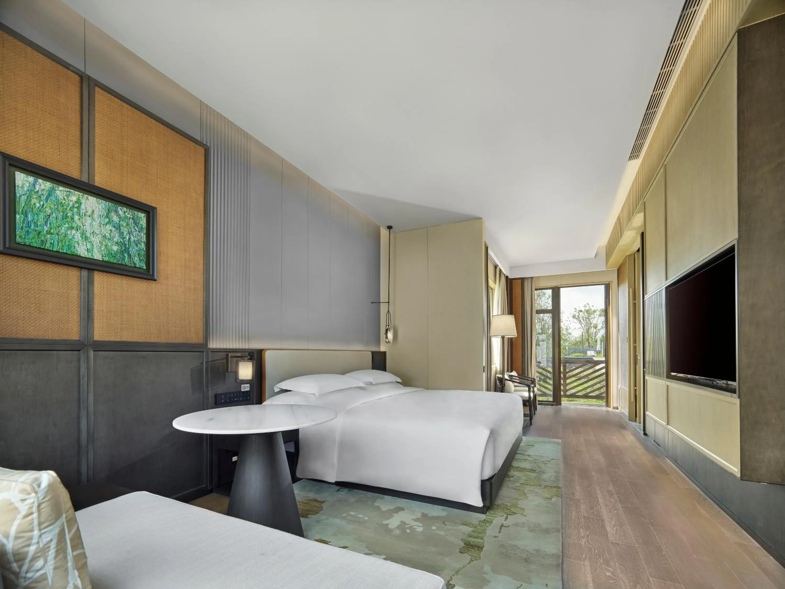 Photo of the whole room, Bed in HOMM Huzhou Xisai Shan