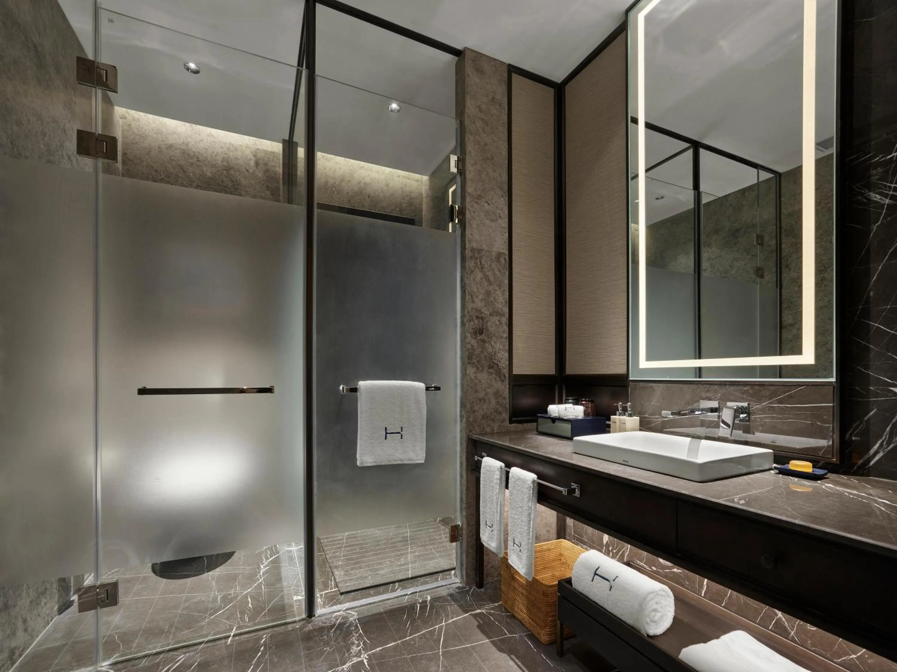 Bathroom in HOMM Huzhou Xisai Shan
