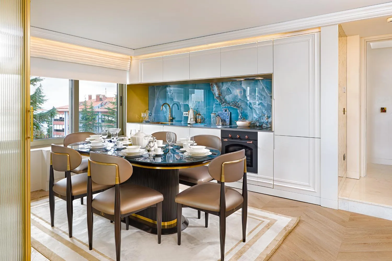 Dining area in Ulus G Residences