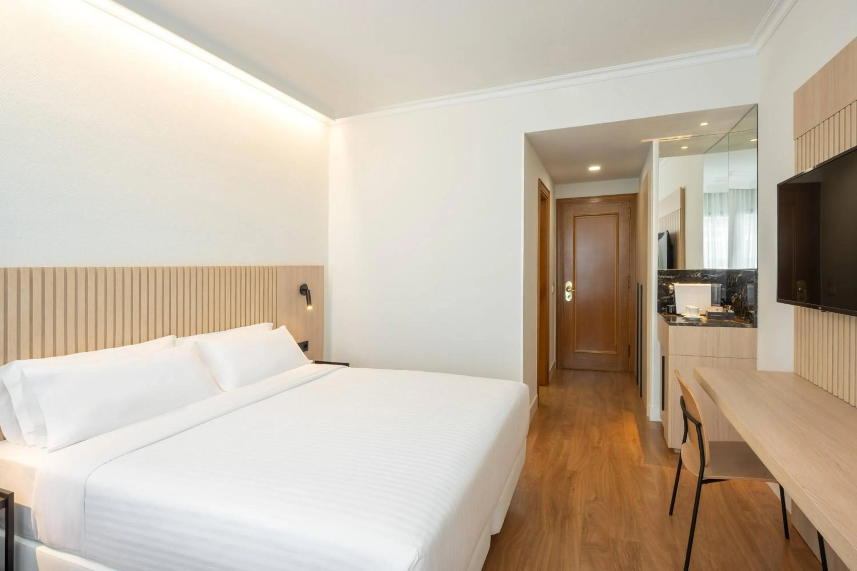 Bed in Hotel Vigo Los Galeones Affiliated by Meliá