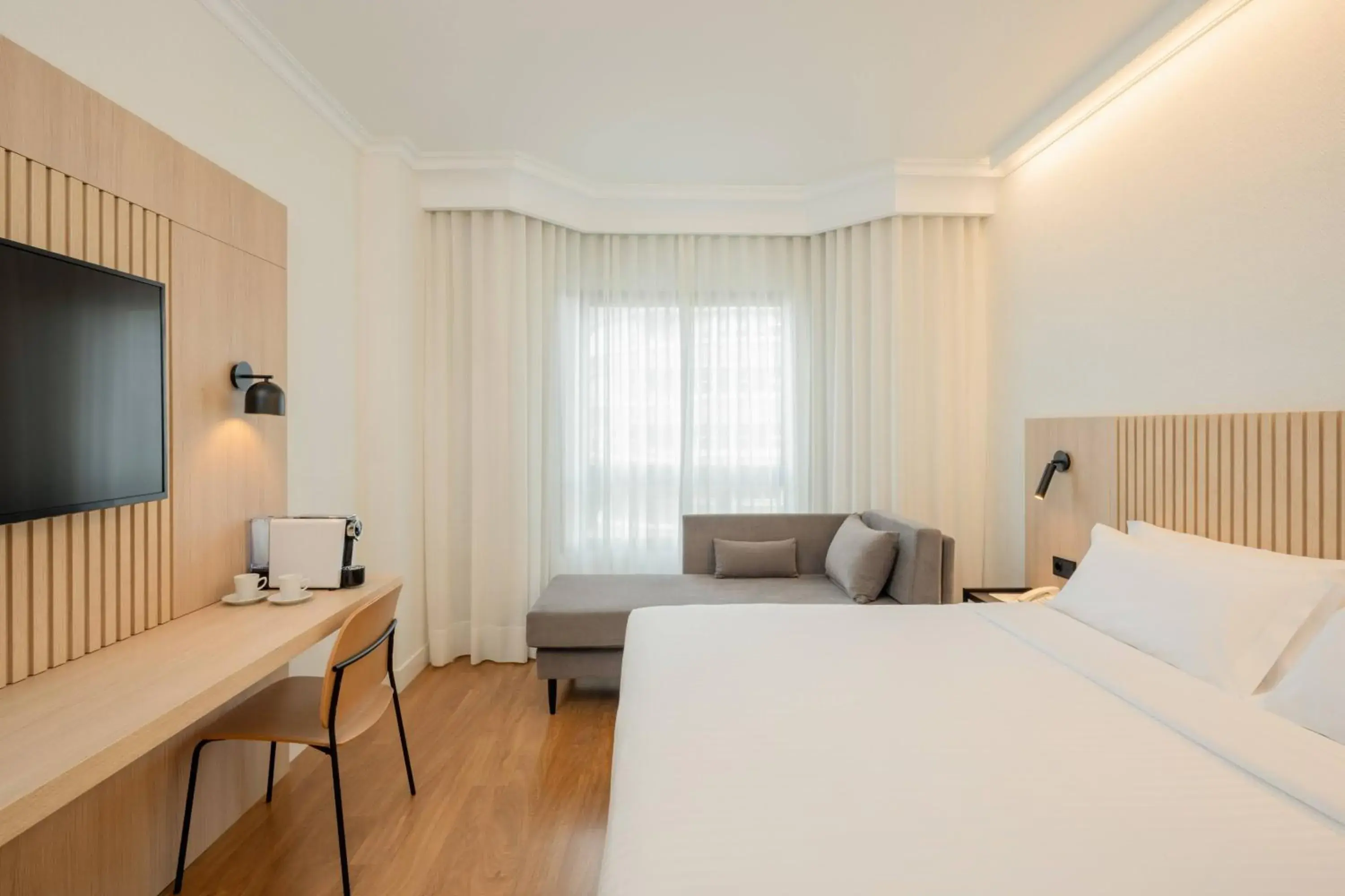 Bed in Hotel Vigo Los Galeones Affiliated by Meliá Bed in Hotel Vigo Los Galeones Affiliated by Meliá