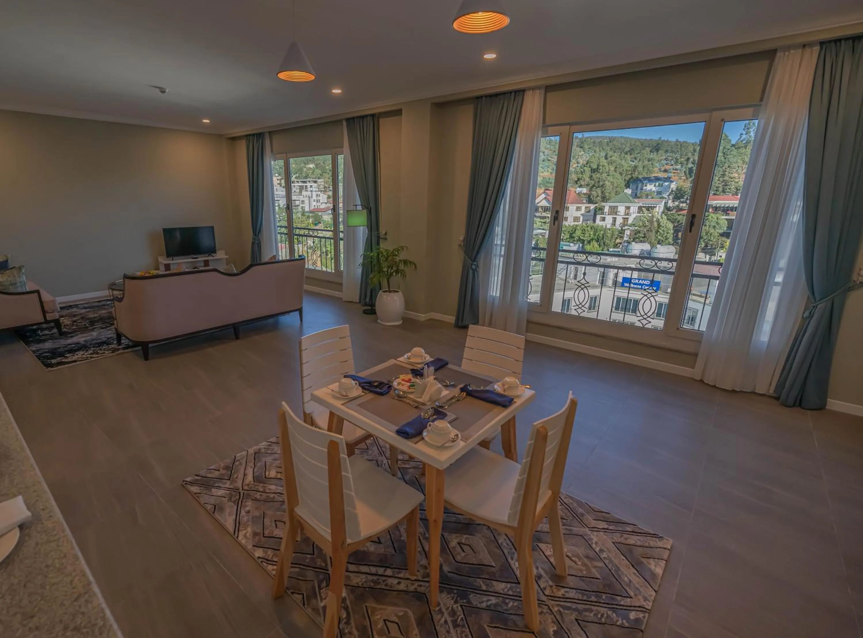 Living room in Haile Grand Addis Ababa