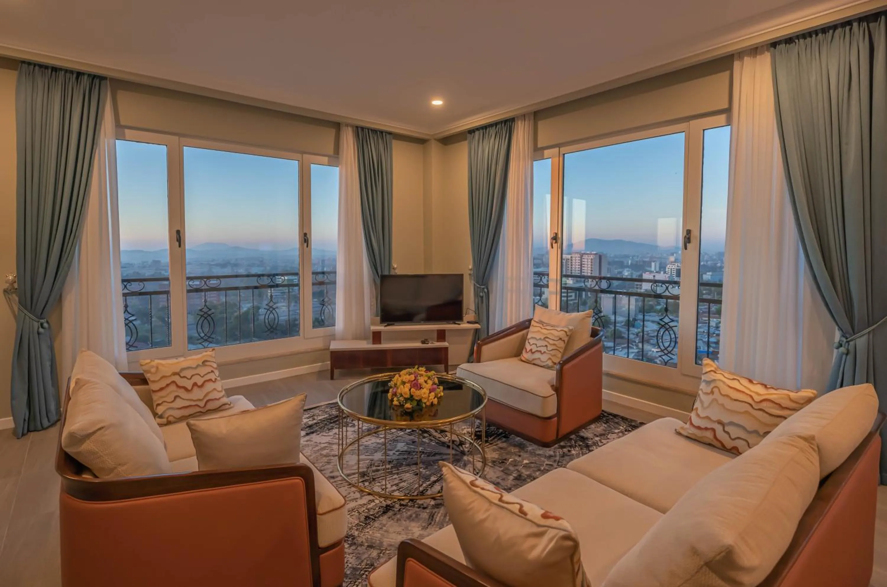 Seating area in Haile Grand Addis Ababa