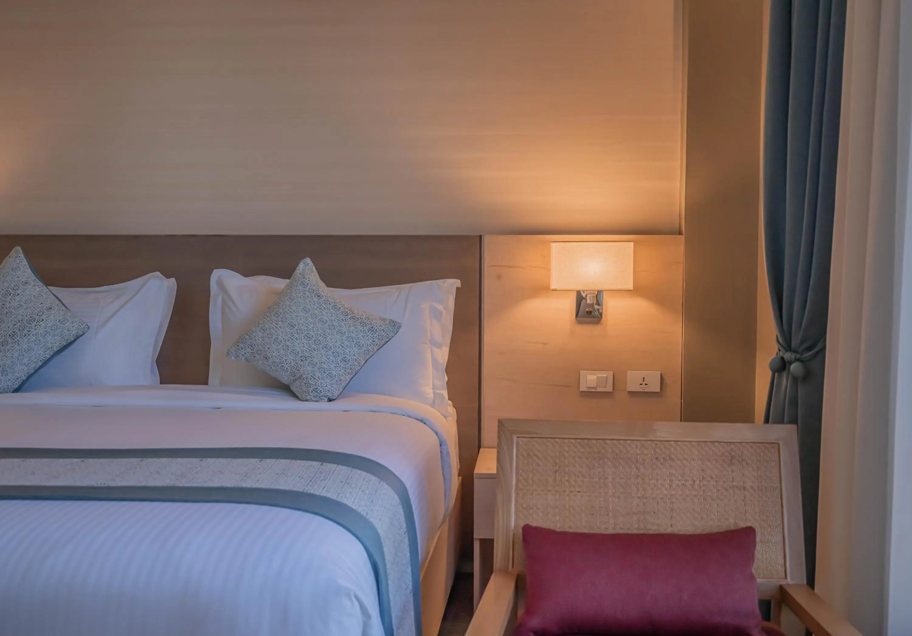 Decorative detail, Bed in Haile Grand Addis Ababa