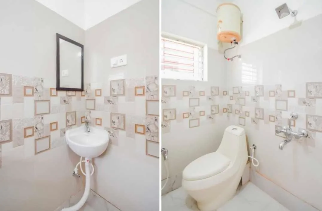 Bathroom in Hotel O Amar Raj Stay