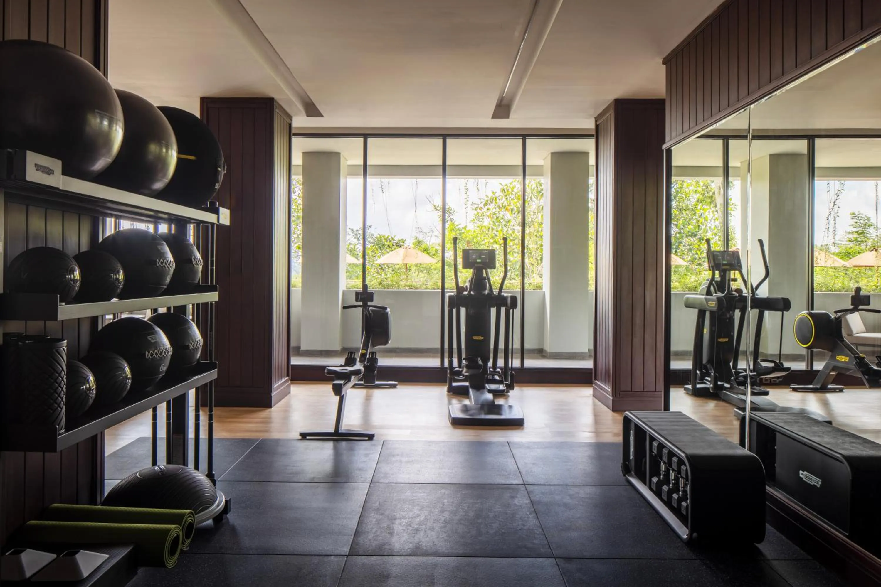 Fitness centre/facilities in Anantara Ubud Bali Resort
