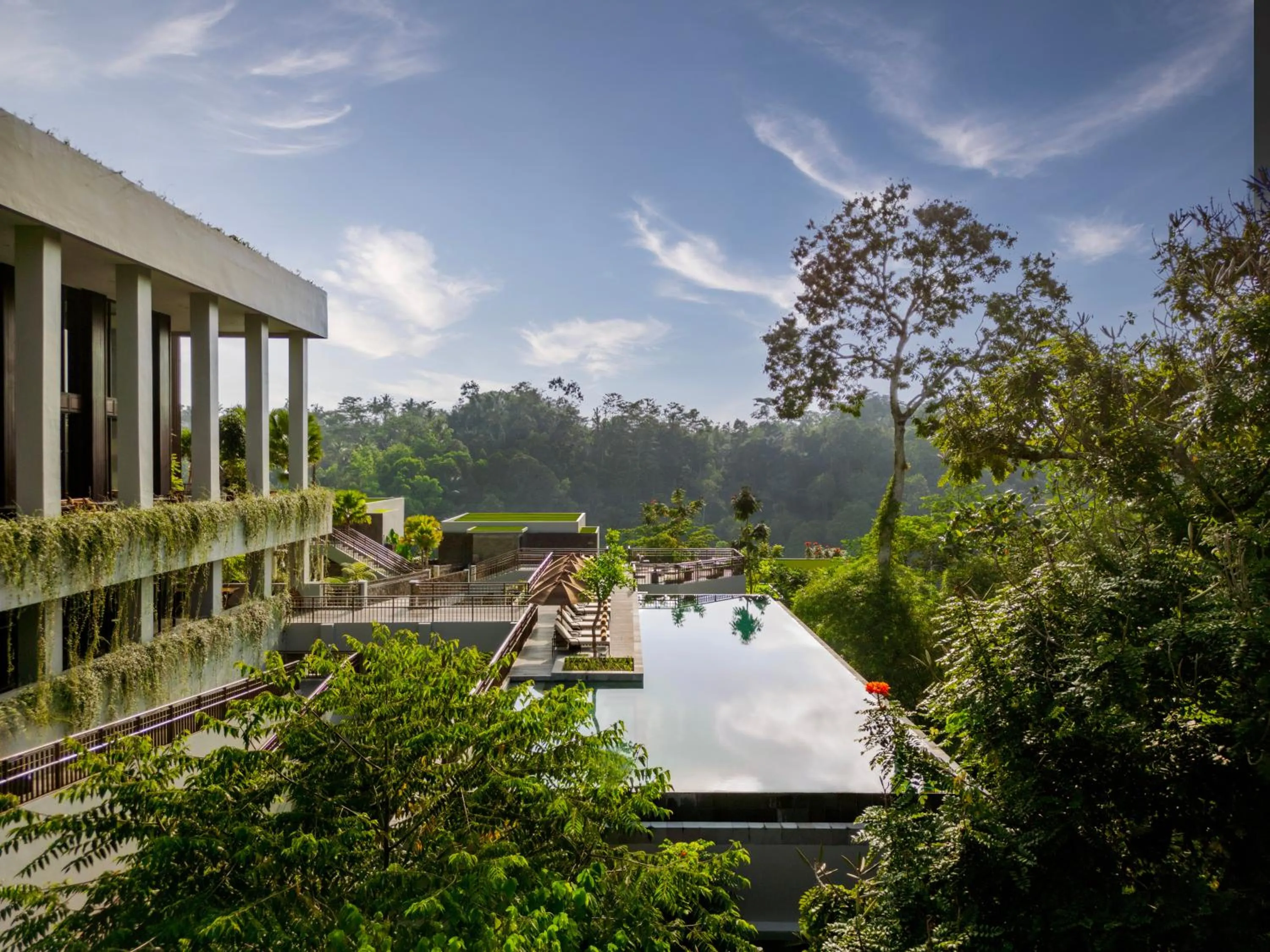 Swimming pool in Anantara Ubud Bali Resort