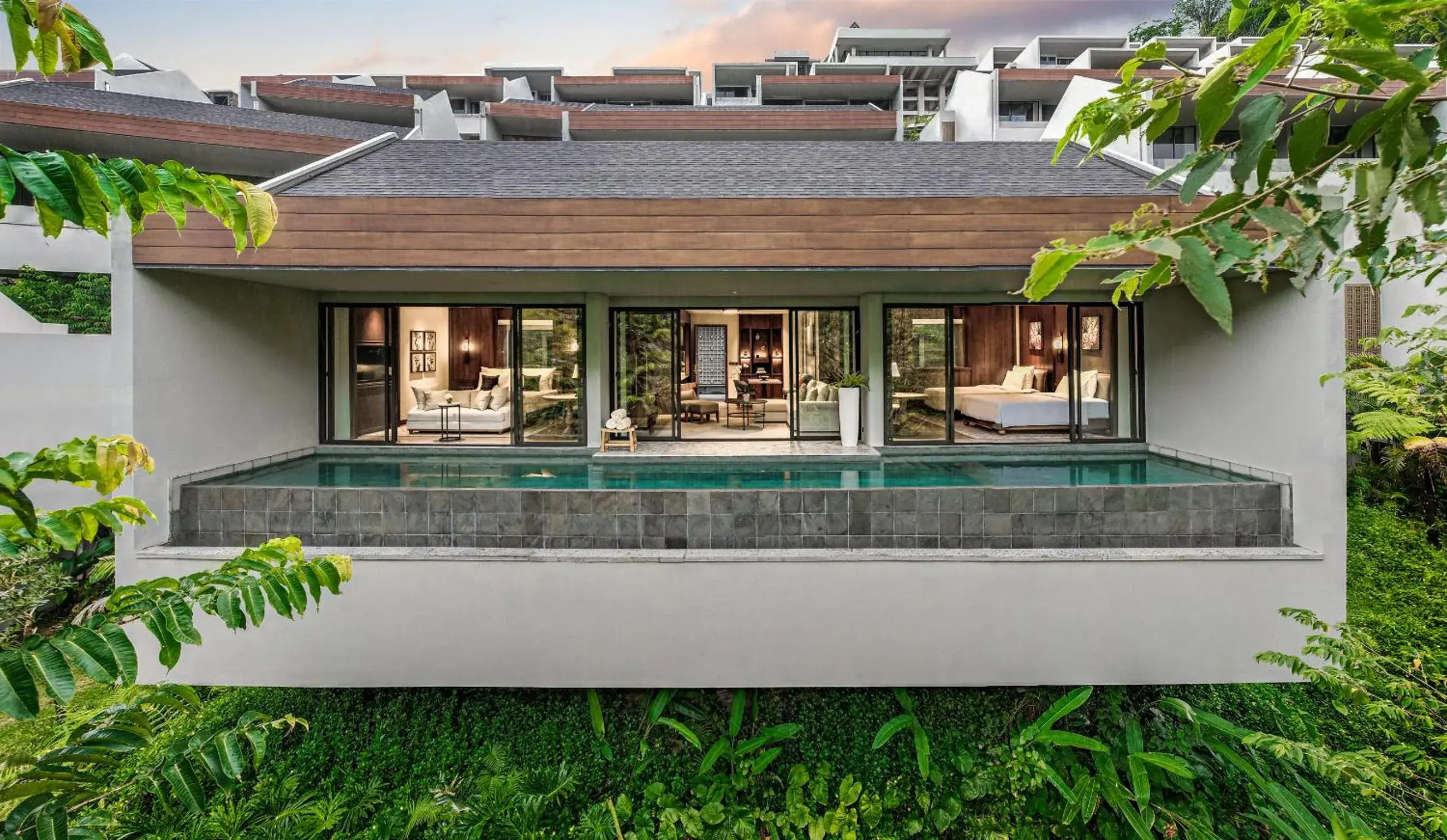 Pool view in Anantara Ubud Bali Resort Pool view in Anantara Ubud Bali Resort