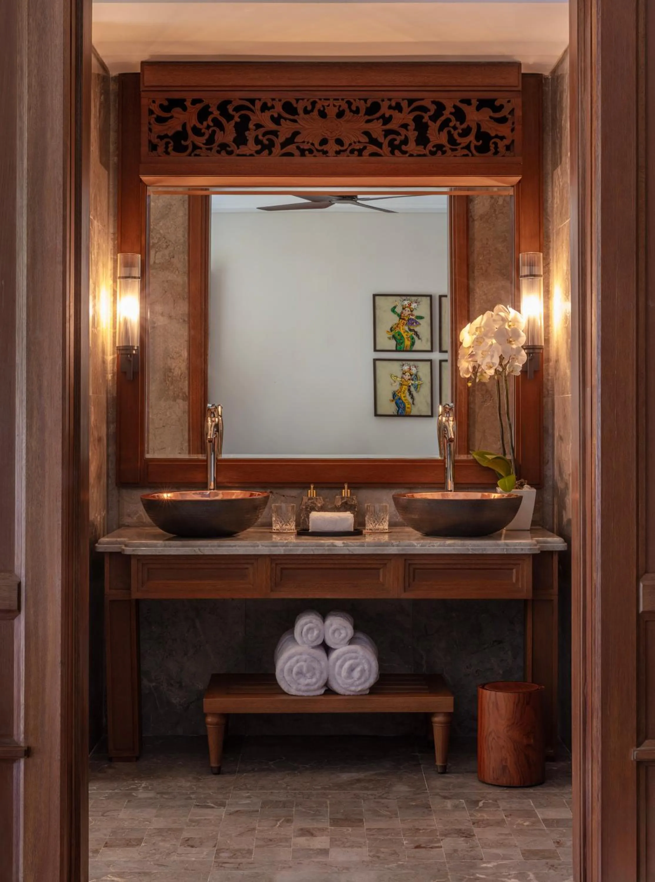 Bathroom in Anantara Ubud Bali Resort