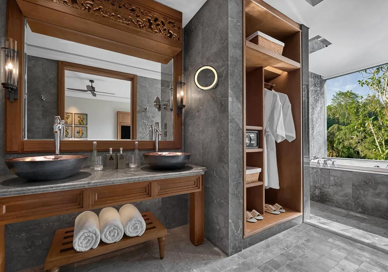 Bathroom in Anantara Ubud Bali Resort