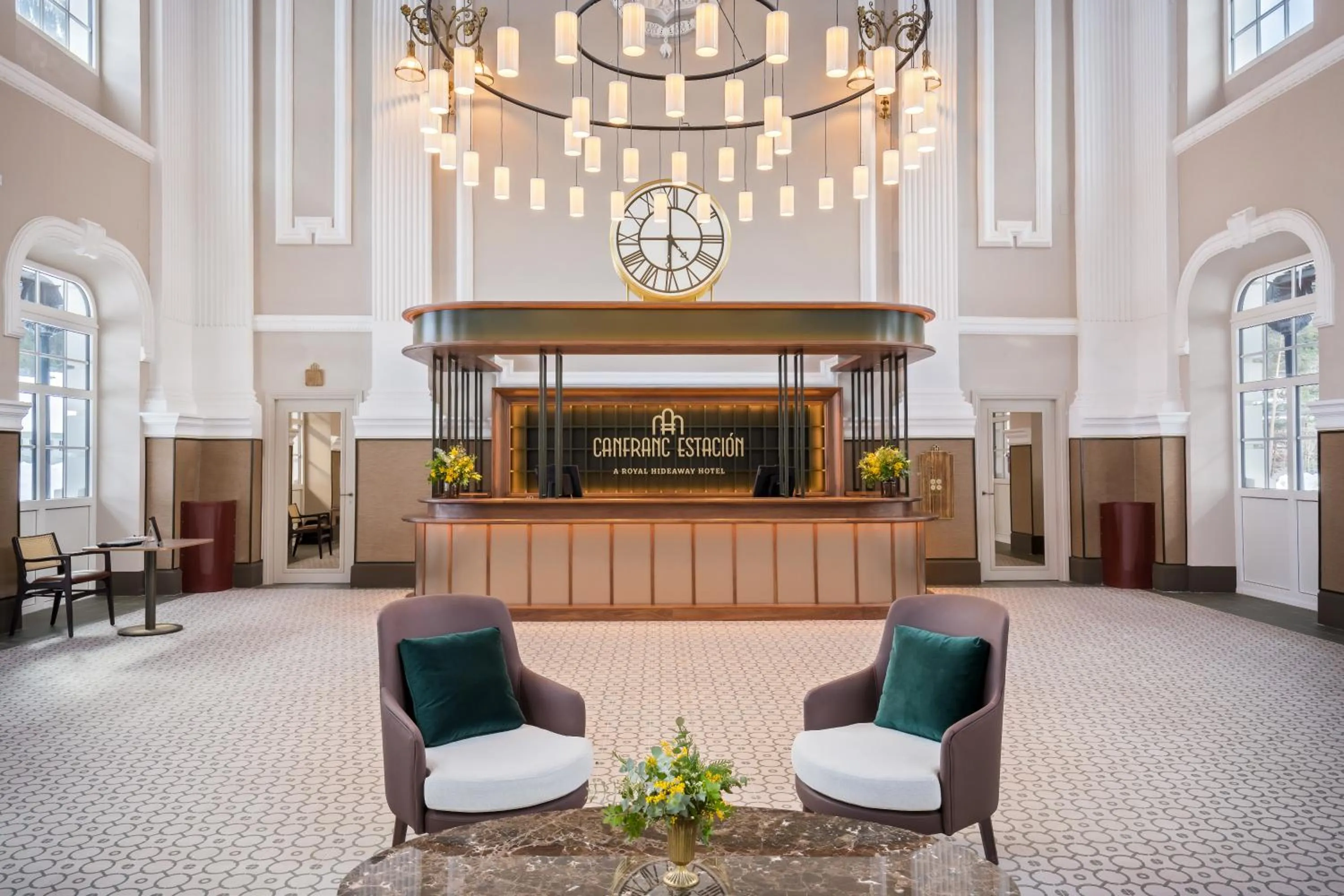 Lobby or reception in Canfranc Estación, a Royal Hideaway Hotel - Gran Lujo