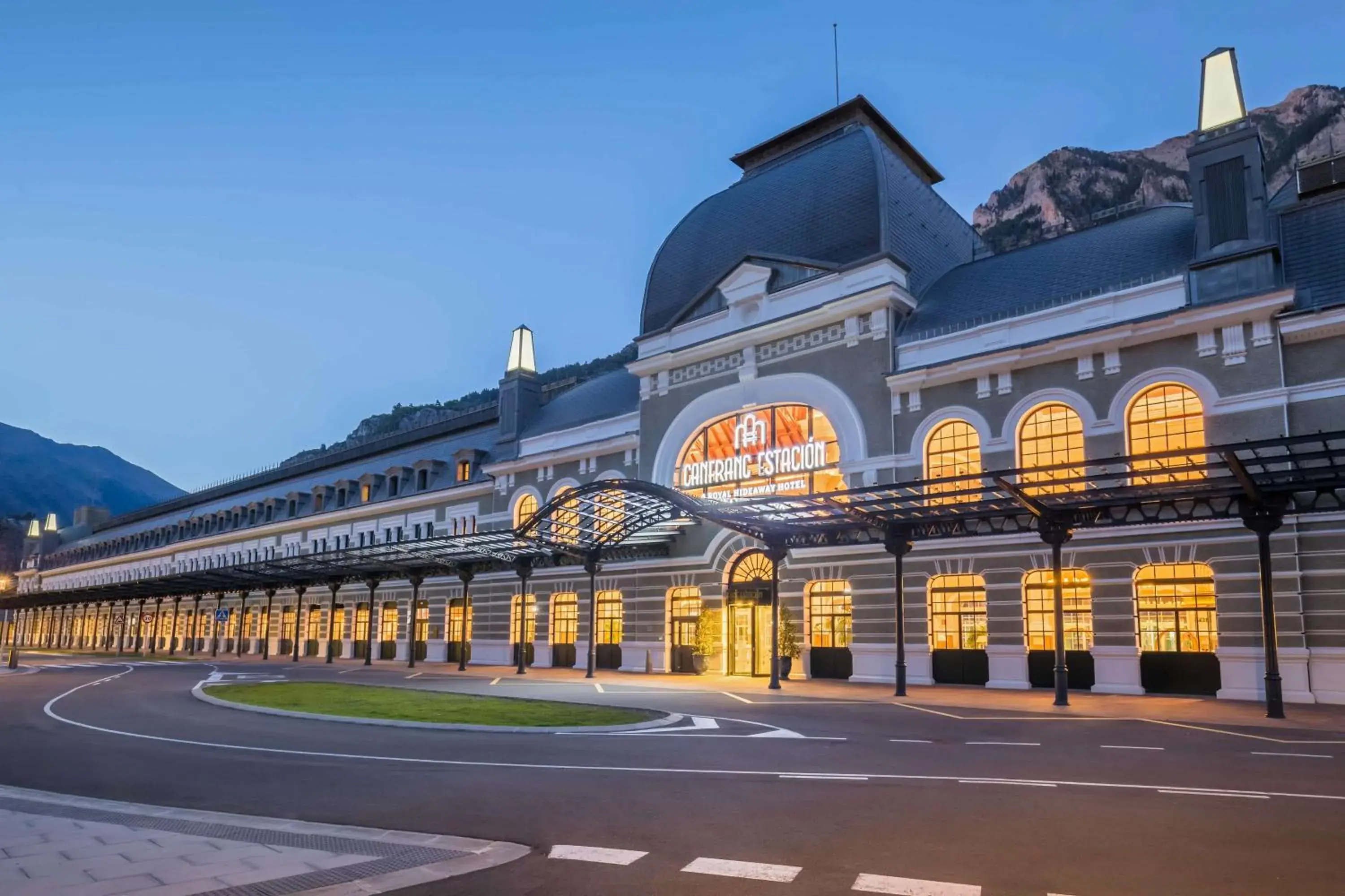 Property building in Canfranc Estación, a Royal Hideaway Hotel - Gran Lujo Property building in Canfranc Estación, a Royal Hideaway Hotel - Gran Lujo