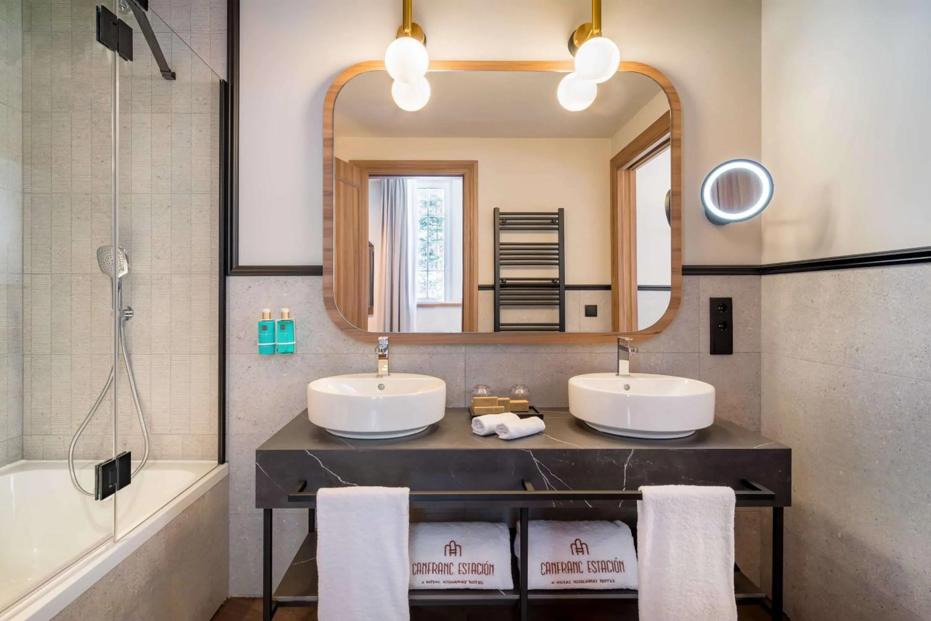 Bathroom in Canfranc Estación, a Royal Hideaway Hotel - Gran Lujo