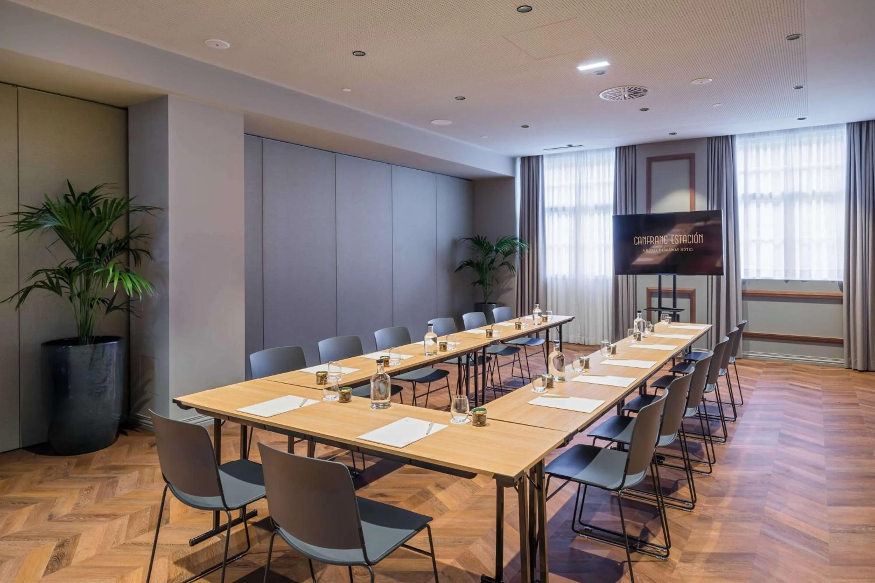 Meeting/conference room in Canfranc Estación, a Royal Hideaway Hotel - Gran Lujo