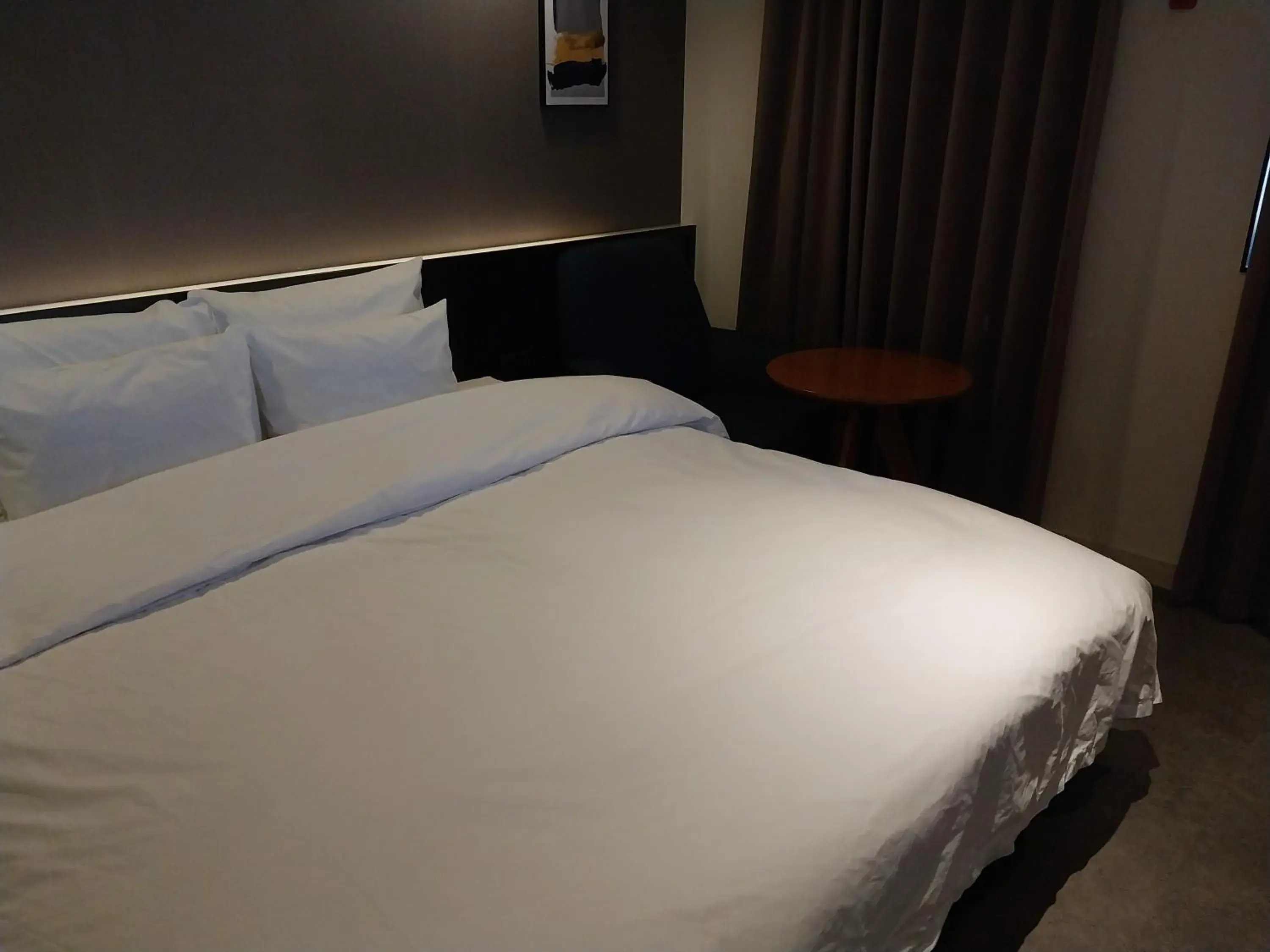 Bed in Brown Dot Hotel Busan Station Bed in Brown Dot Hotel Busan Station
