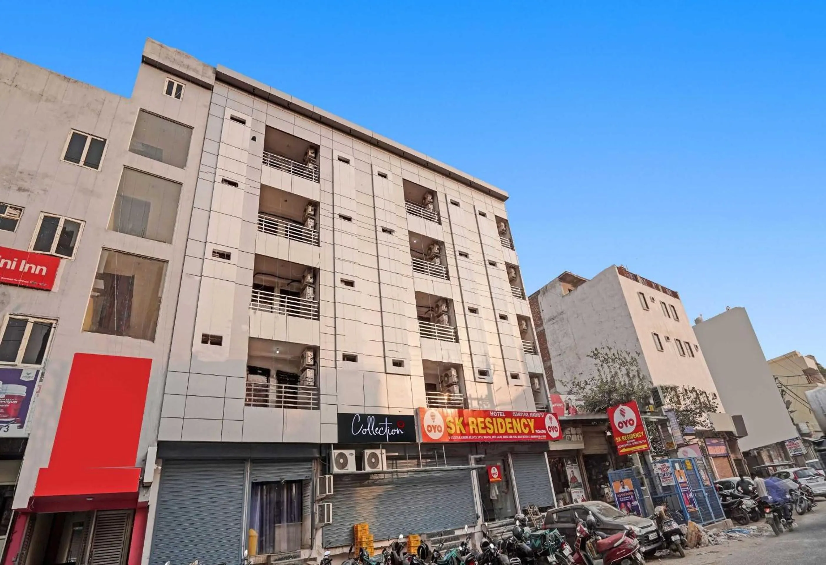 Facade/entrance in Hotel O SK Residency Rohini