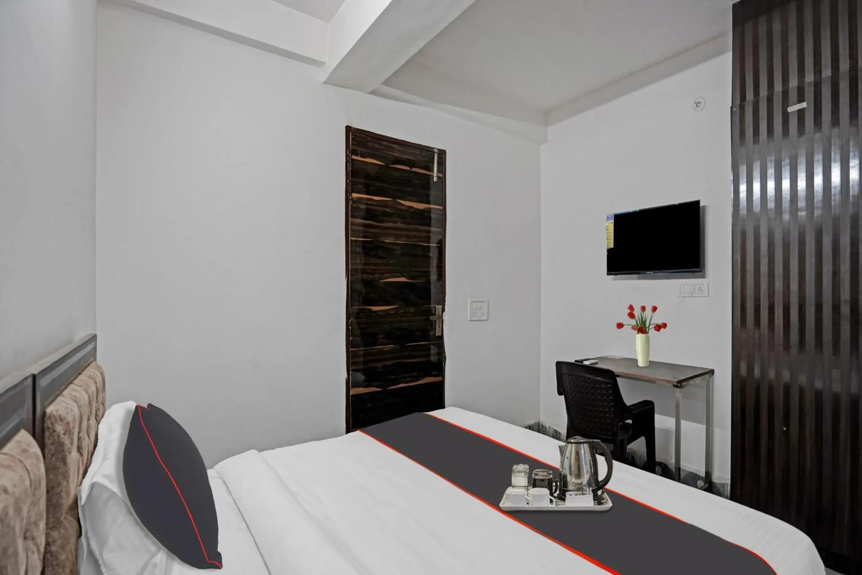 Bedroom, Bed in Hotel O SK Residency Rohini Bedroom, Bed in Hotel O SK Residency Rohini