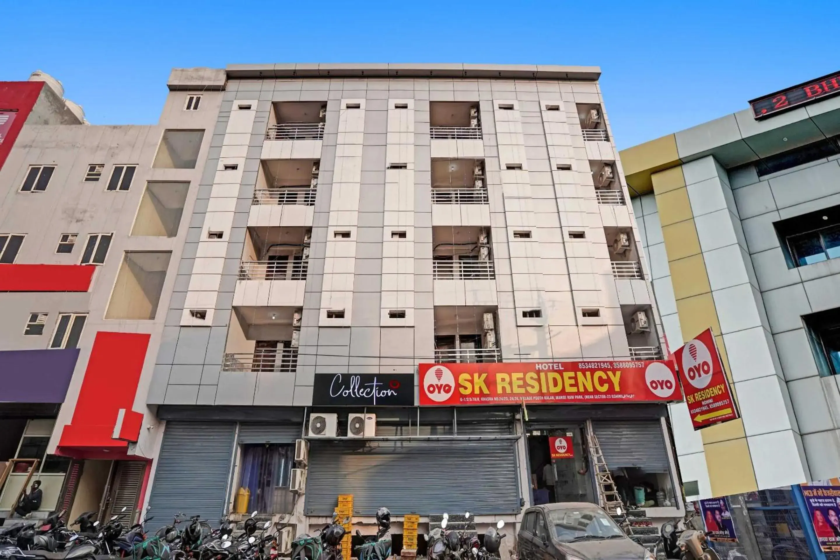 Facade/entrance in Hotel O SK Residency Rohini Facade/entrance in Hotel O SK Residency Rohini