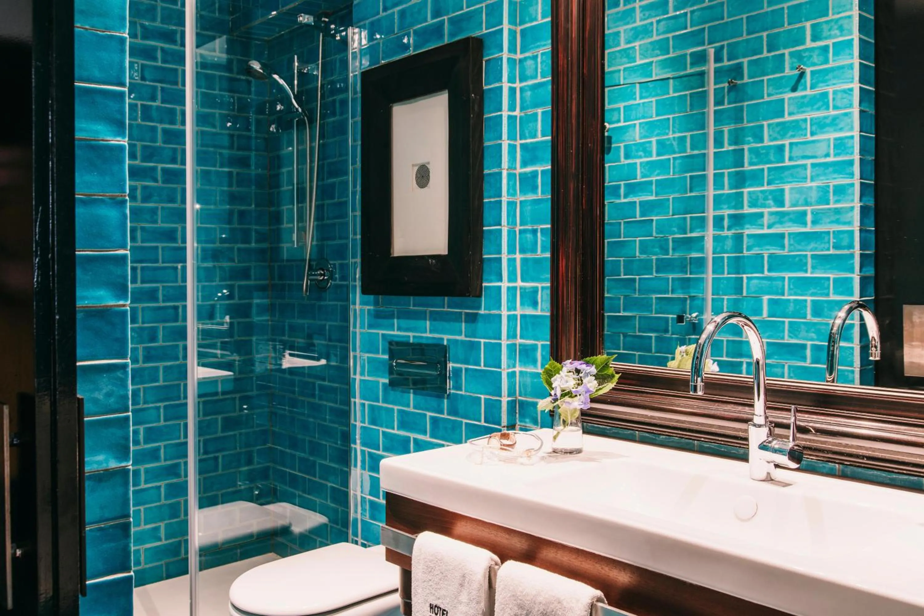 Bathroom in Hotel Pulitzer Barcelona