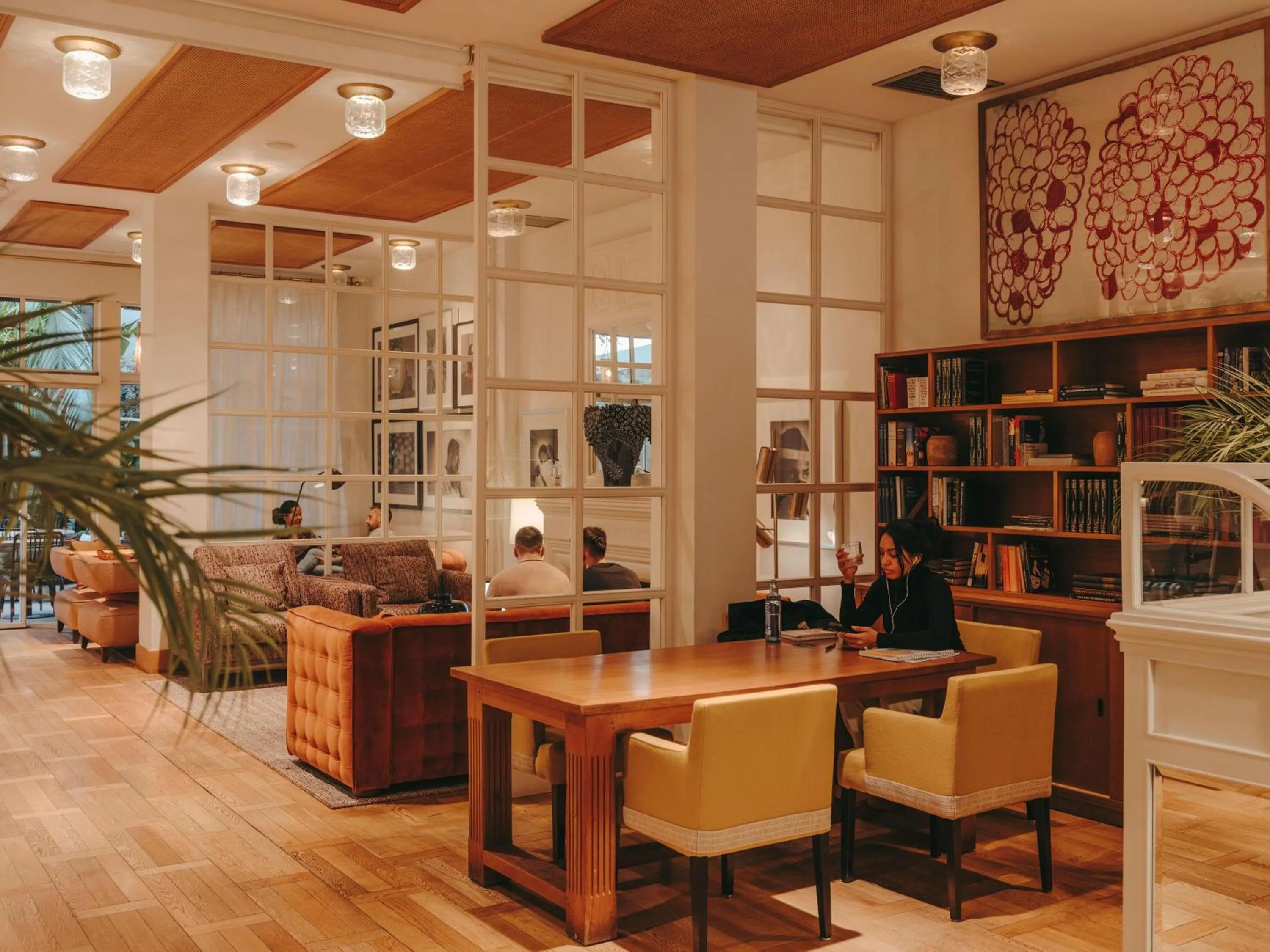 Lobby or reception in Hotel Pulitzer Barcelona