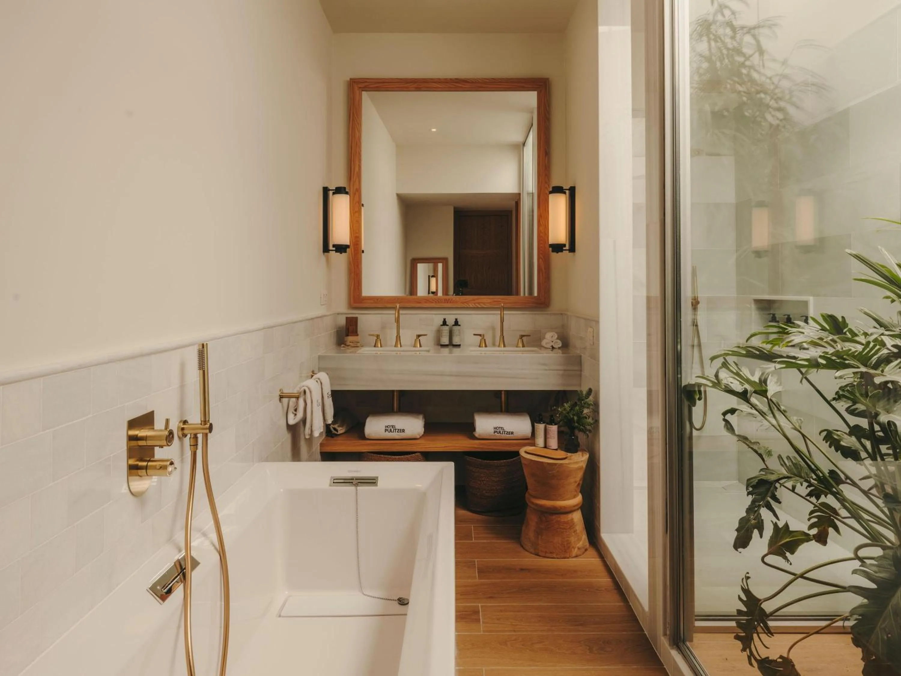 Bathroom in Hotel Pulitzer Barcelona