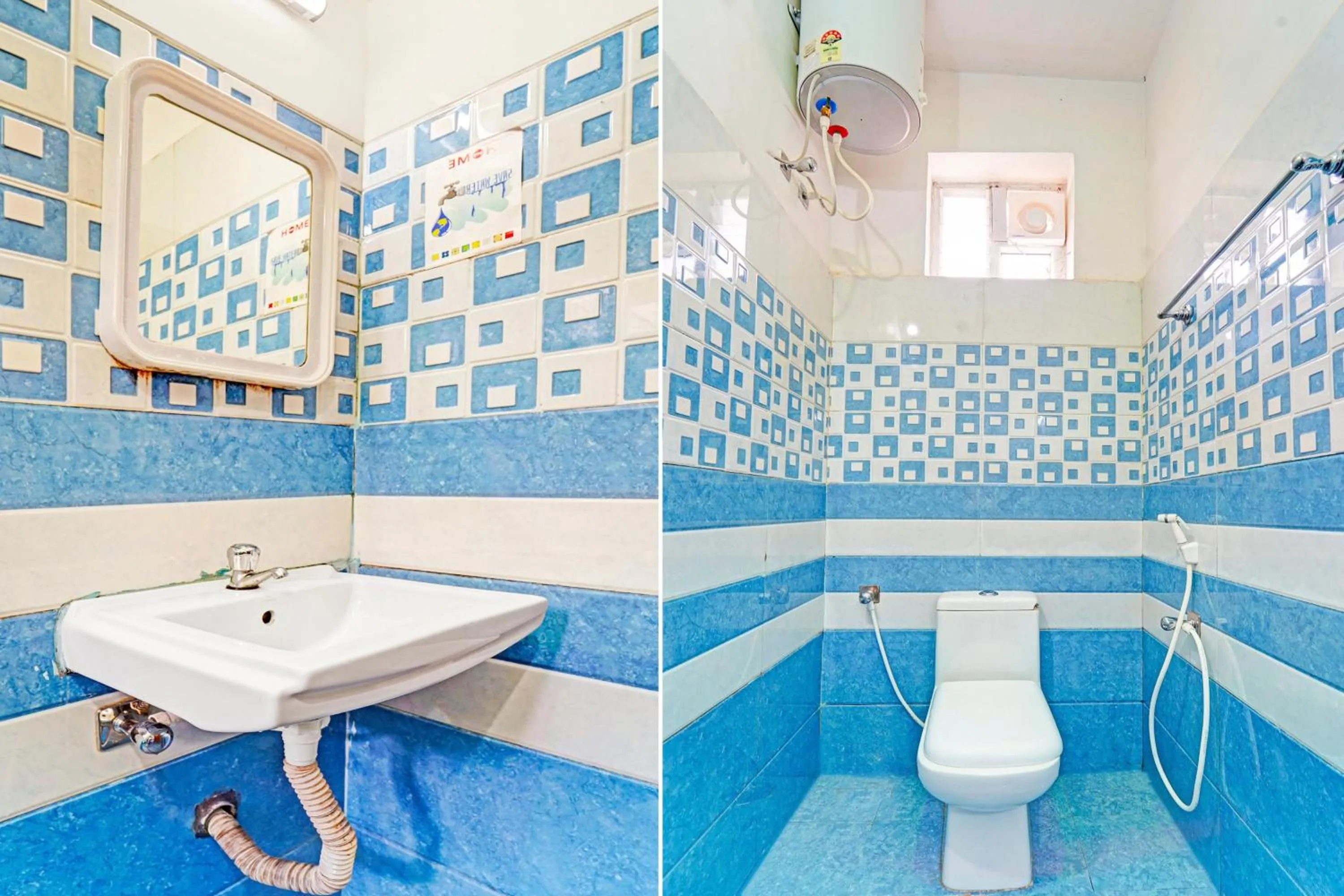 Bathroom in Super Hotel O Vijaynagar Road Formerly Anmol Peace Stay