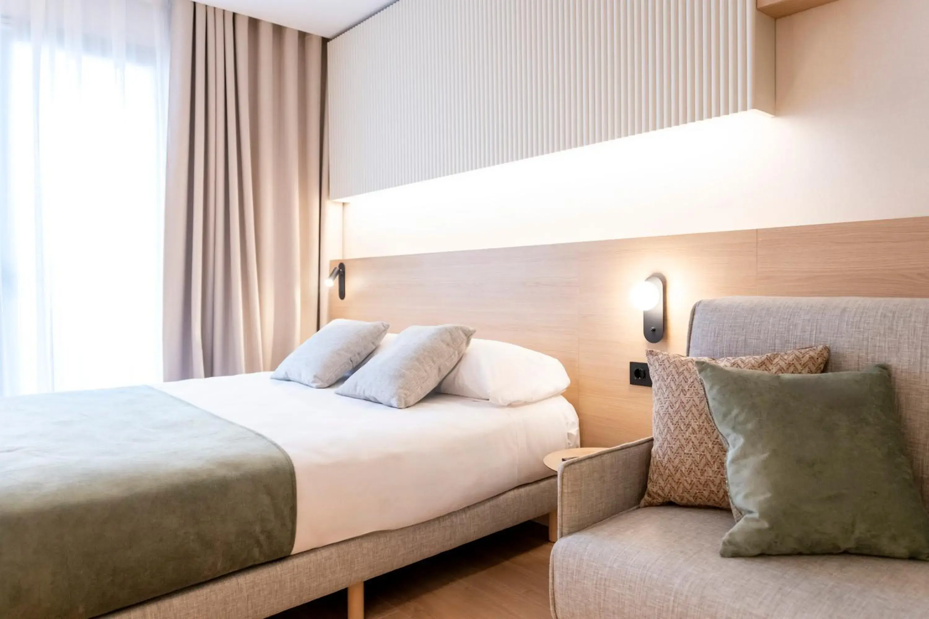 Bed in Aparthotel Atenea Calabria Bed in Aparthotel Atenea Calabria