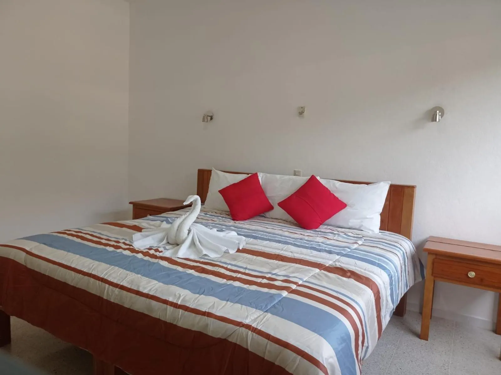 Bed in Hotel Los Leones