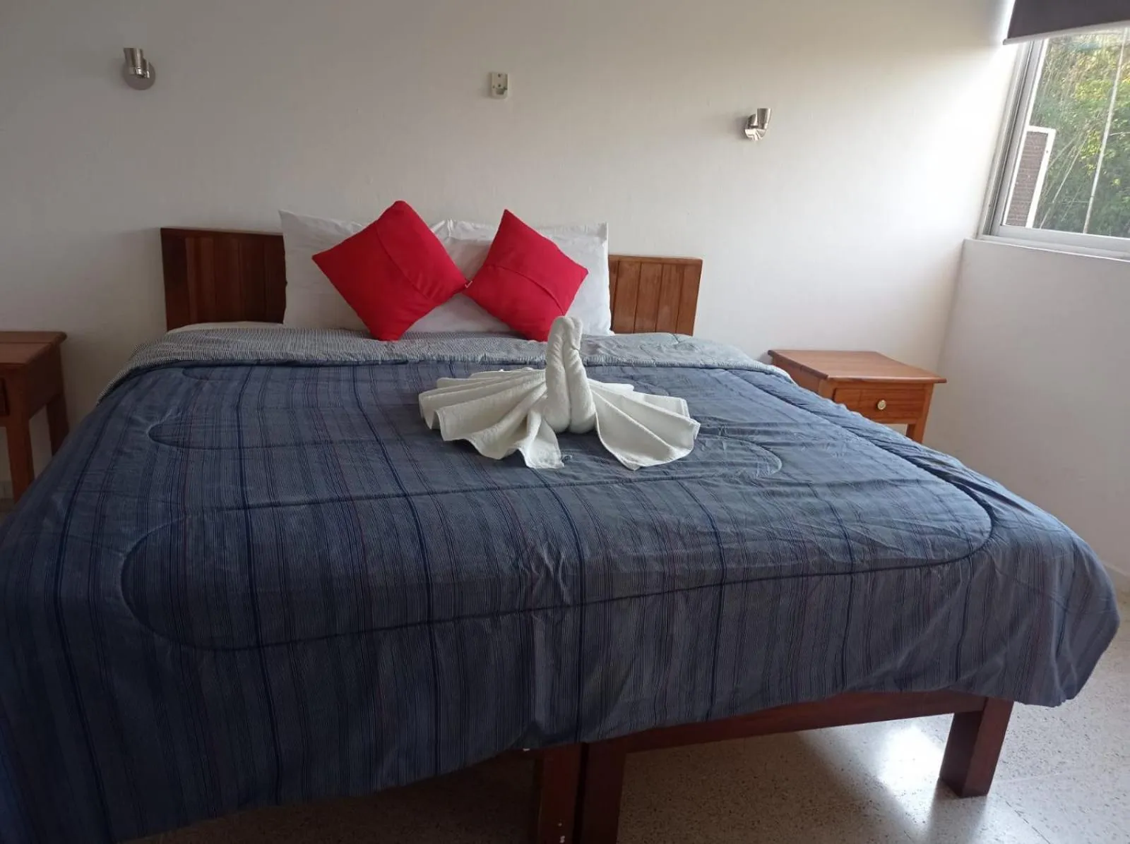 Bed in Hotel Los Leones