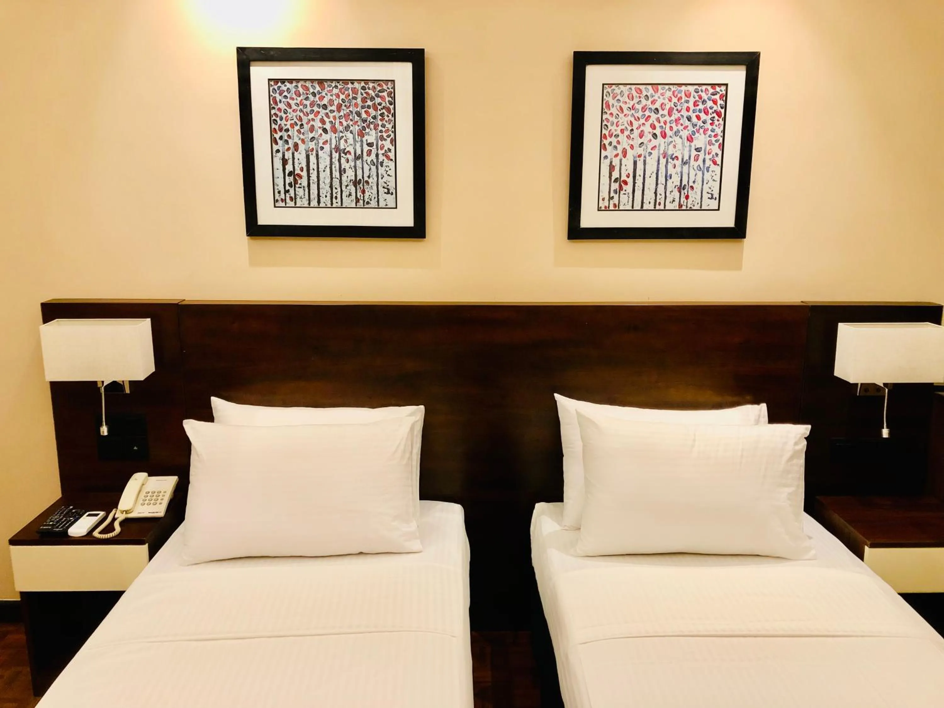 Bed in Tropic Inn - Mount Lavinia