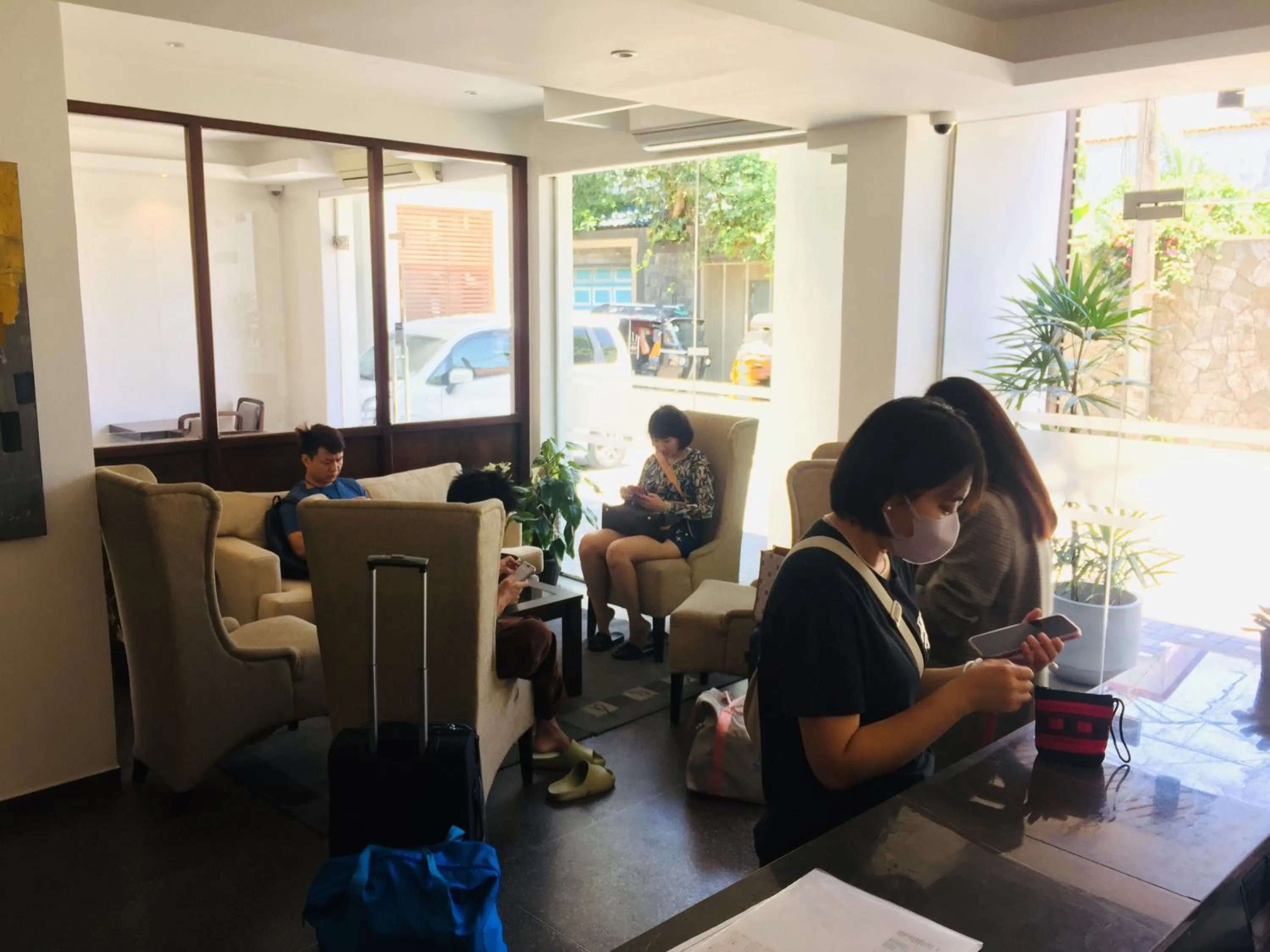 Lobby or reception in Tropic Inn - Mount Lavinia