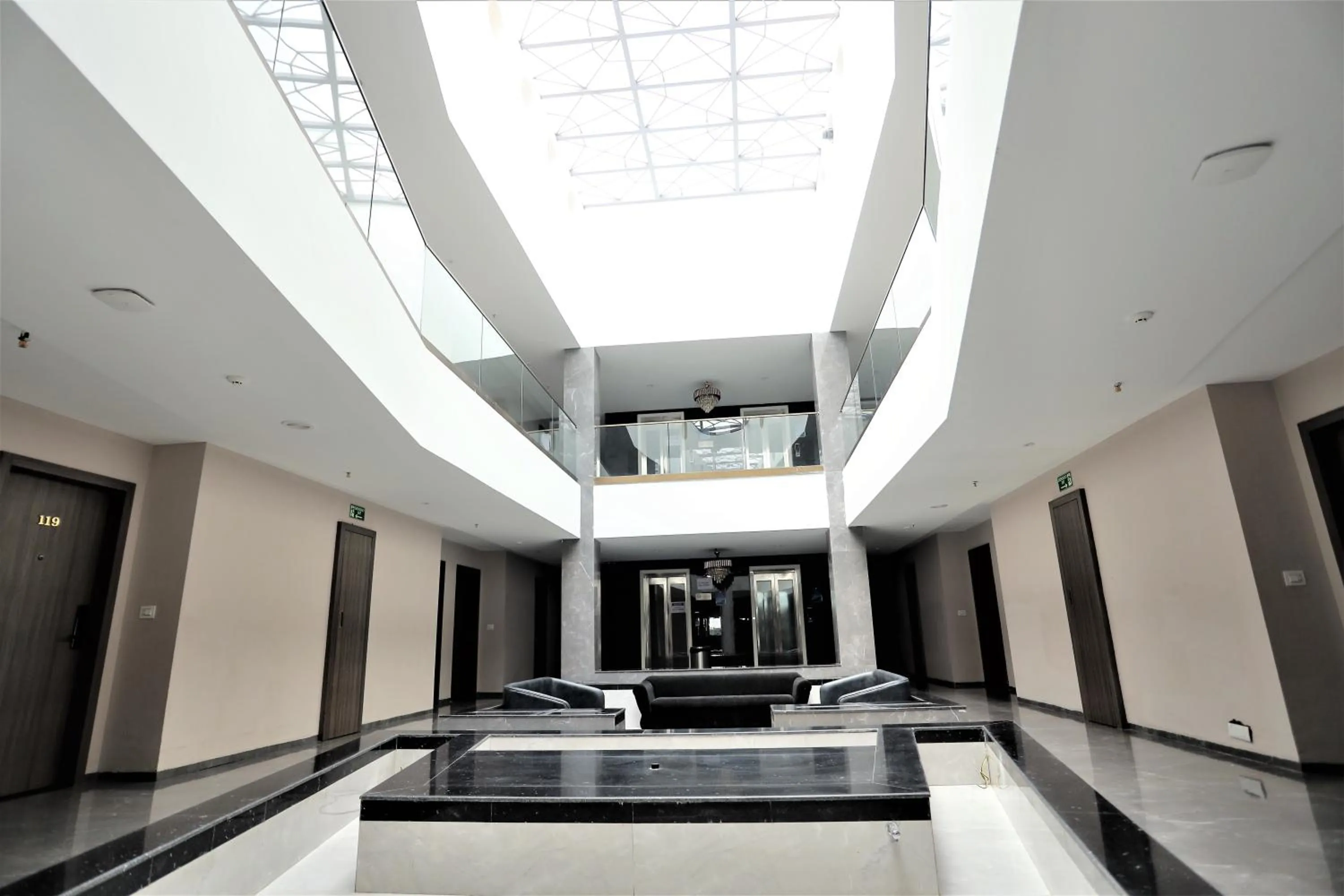 Inner courtyard view in Ratnapriya hotel and resort