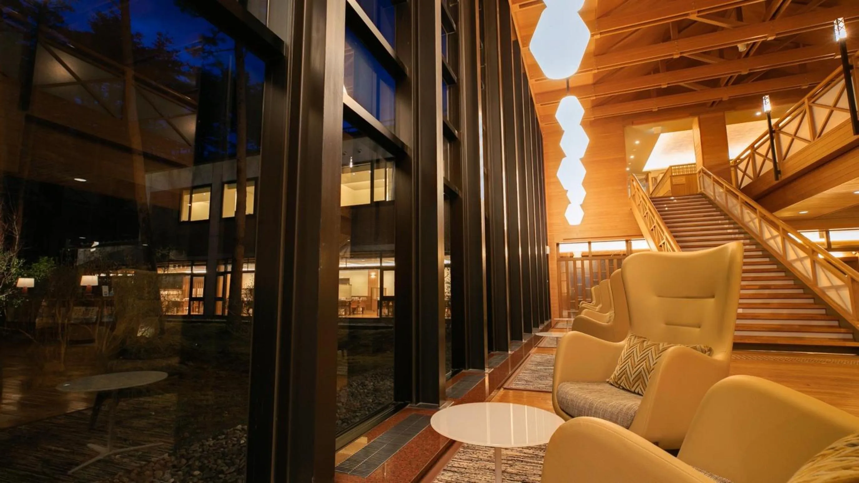 Lounge or bar in Kyukamura Retreat-Azumino-Hotel