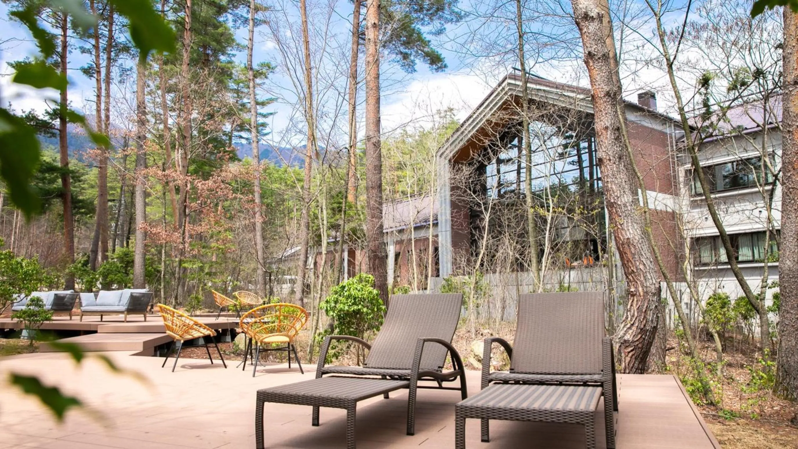 Balcony/Terrace in Kyukamura Retreat-Azumino-Hotel