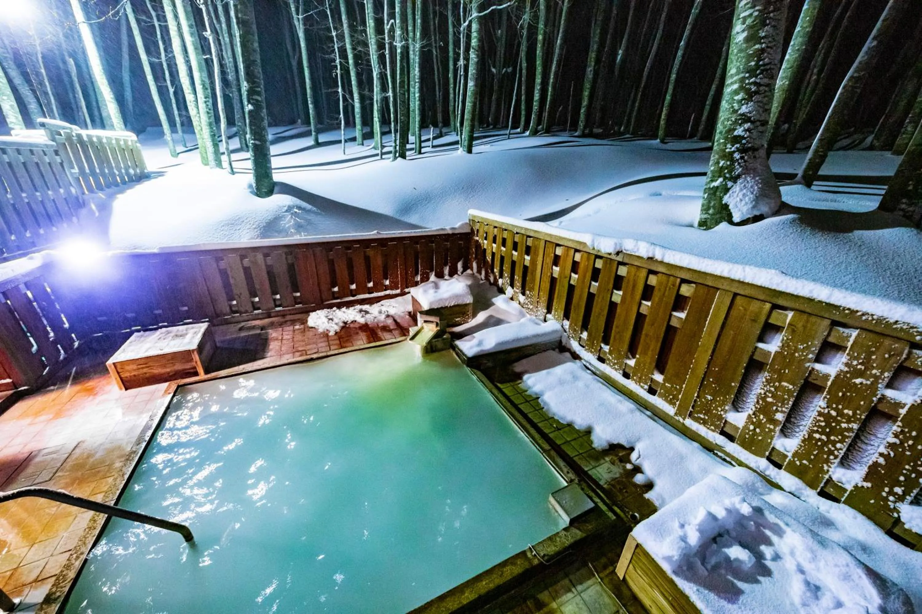 Hot Spring Bath in Kyukamura Nyuto-Onsenkyo