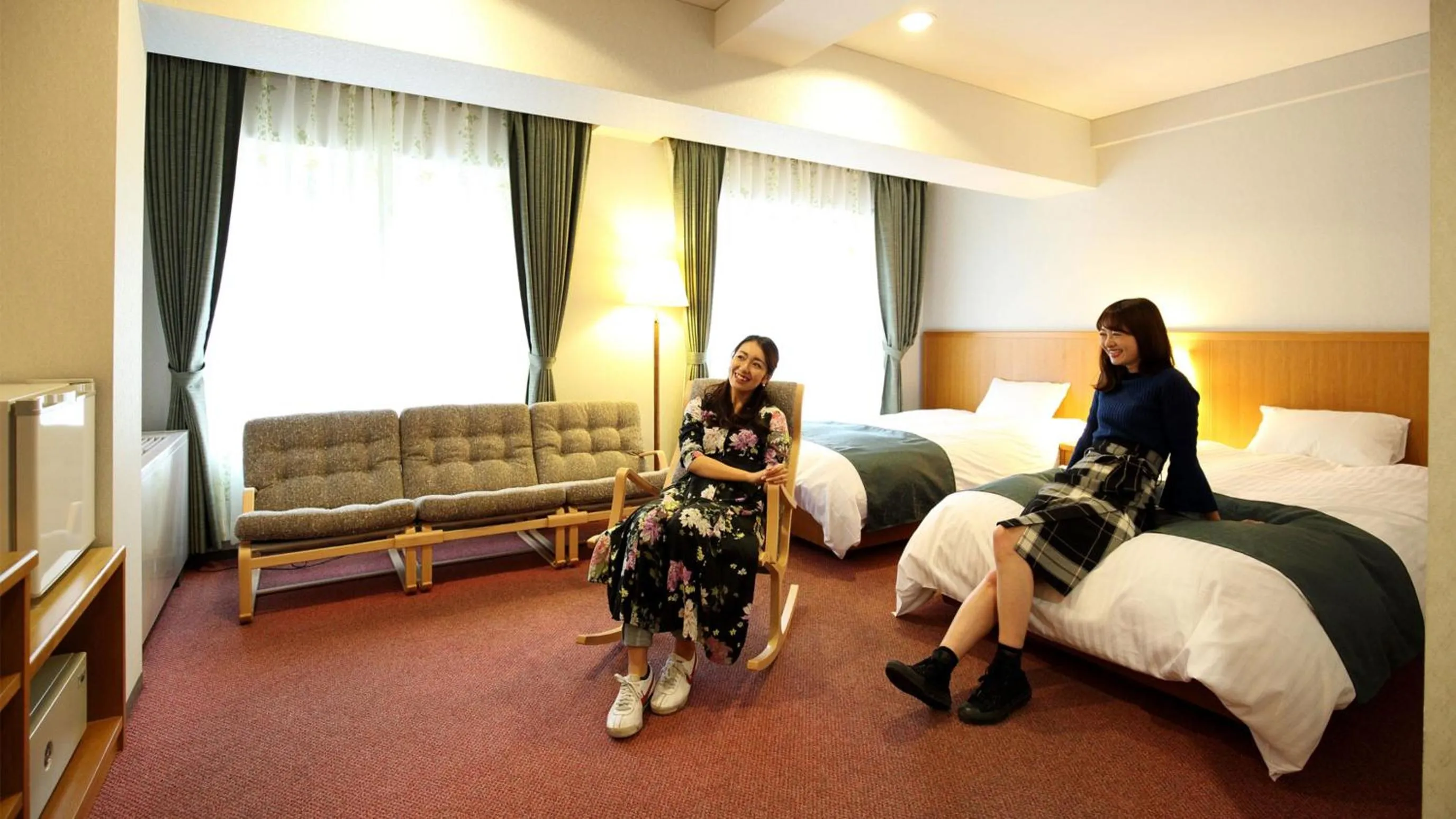 Bed in Kyukamura Shonai-Haguro