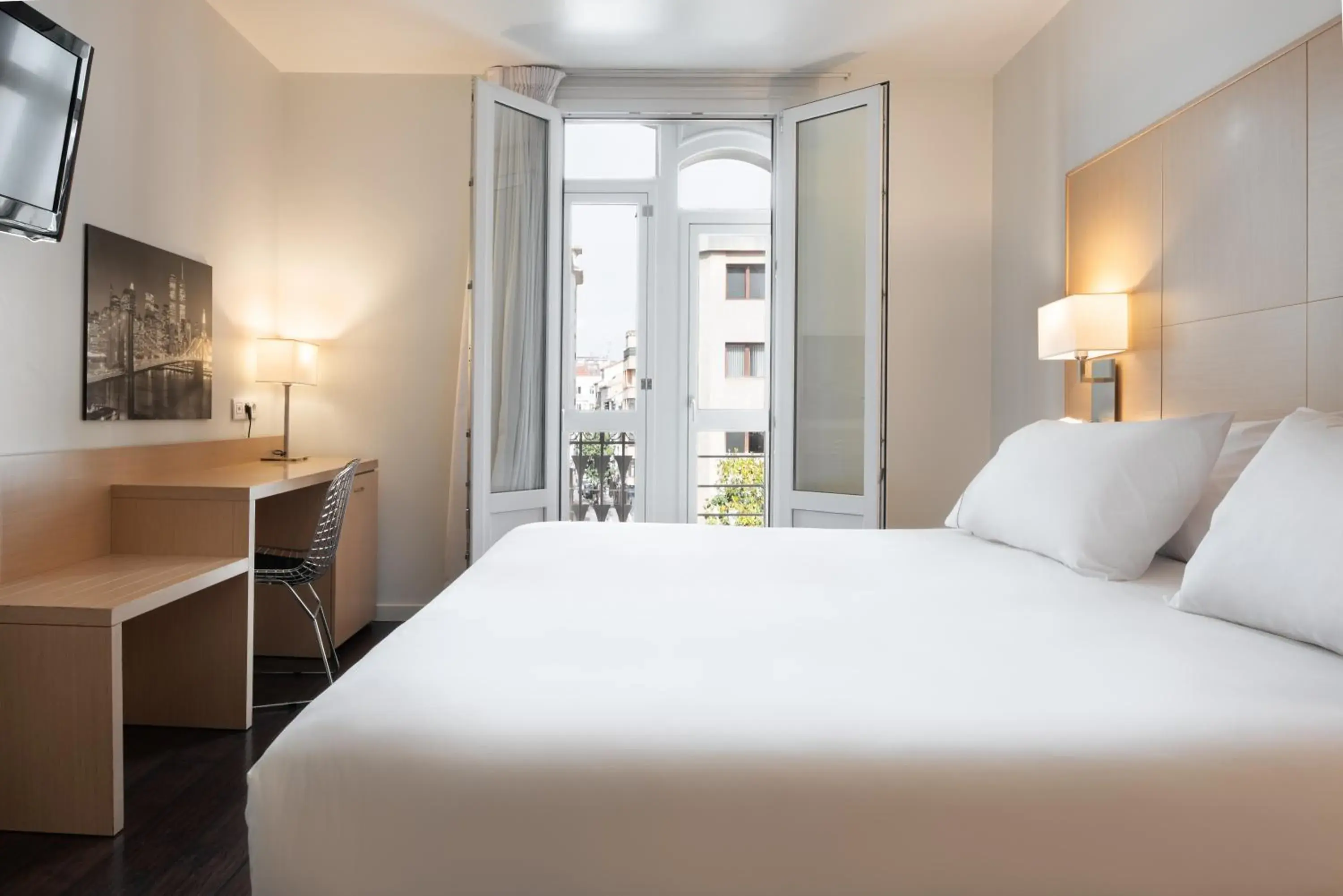 Bed in Eurostars Marqués de Vallejo Bed in Eurostars Marqués de Vallejo